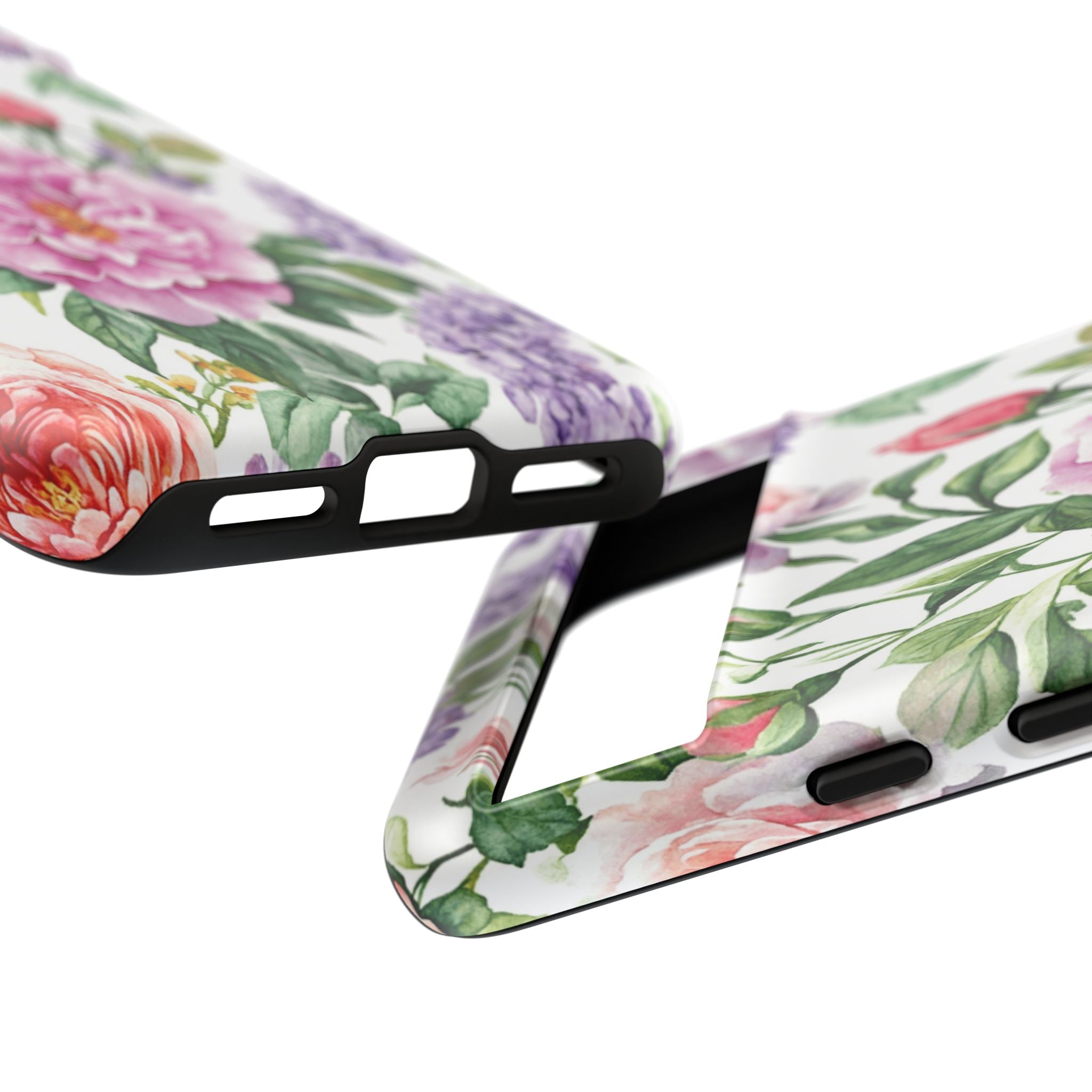 Watercolor Peonies and Lilacs Case