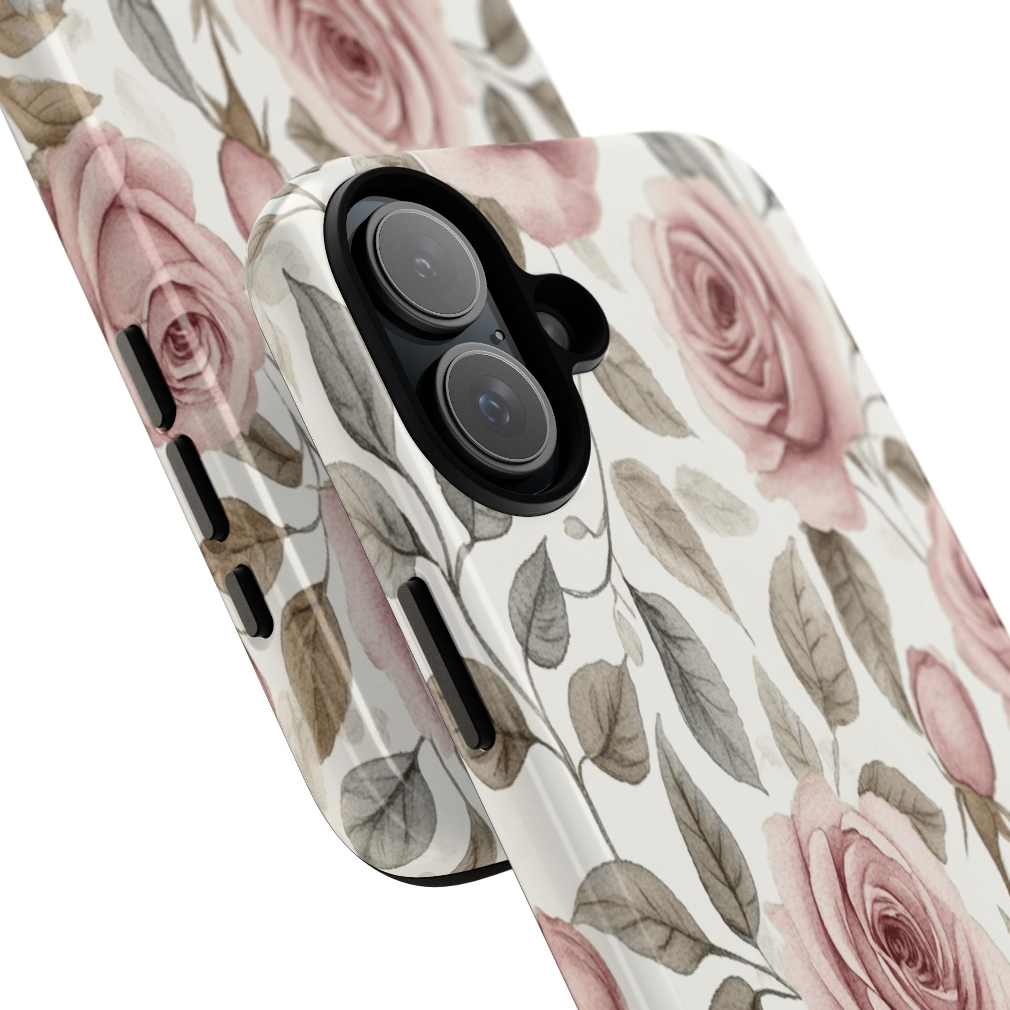 Elegant Watercolor Rose Case