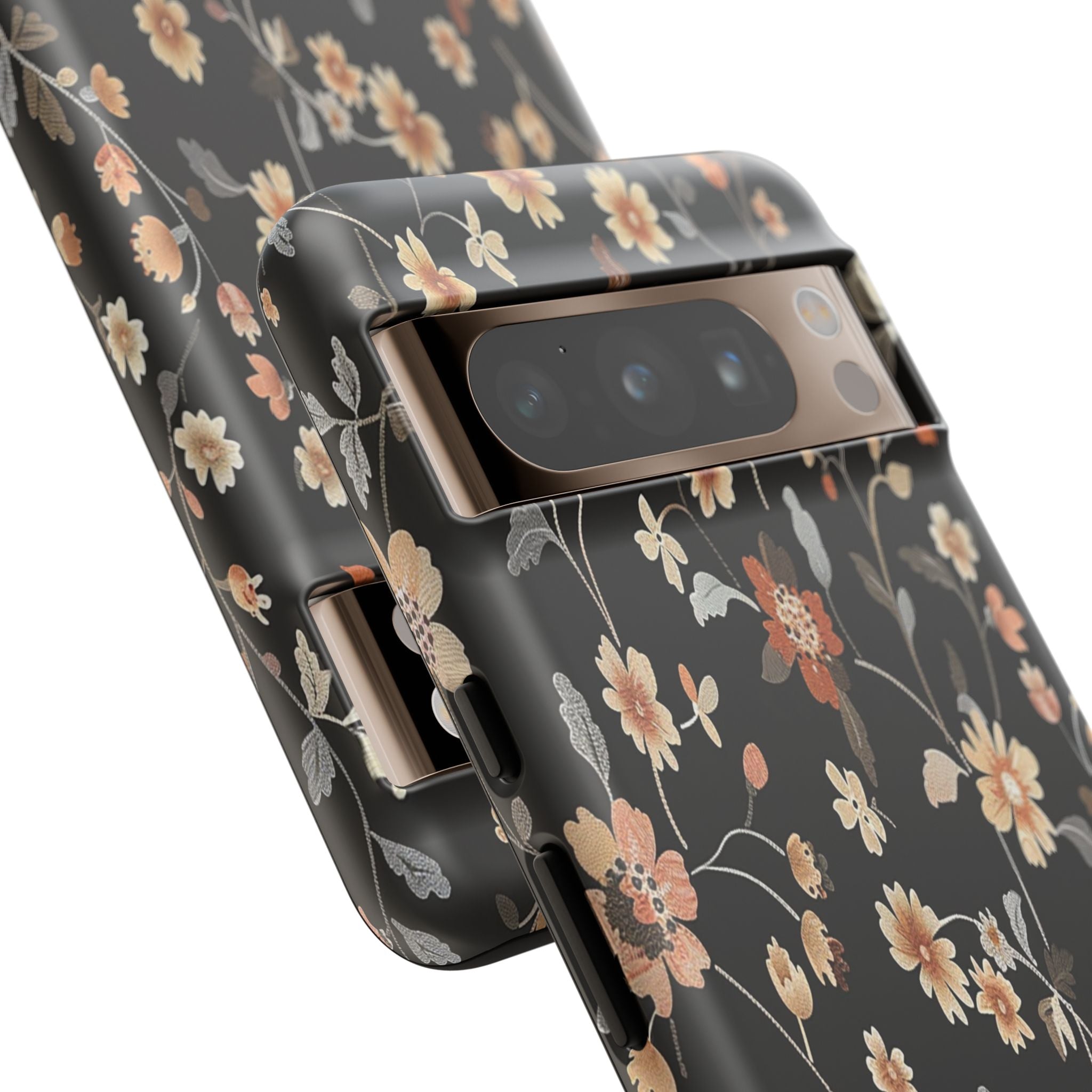 Floral Field on Black Case