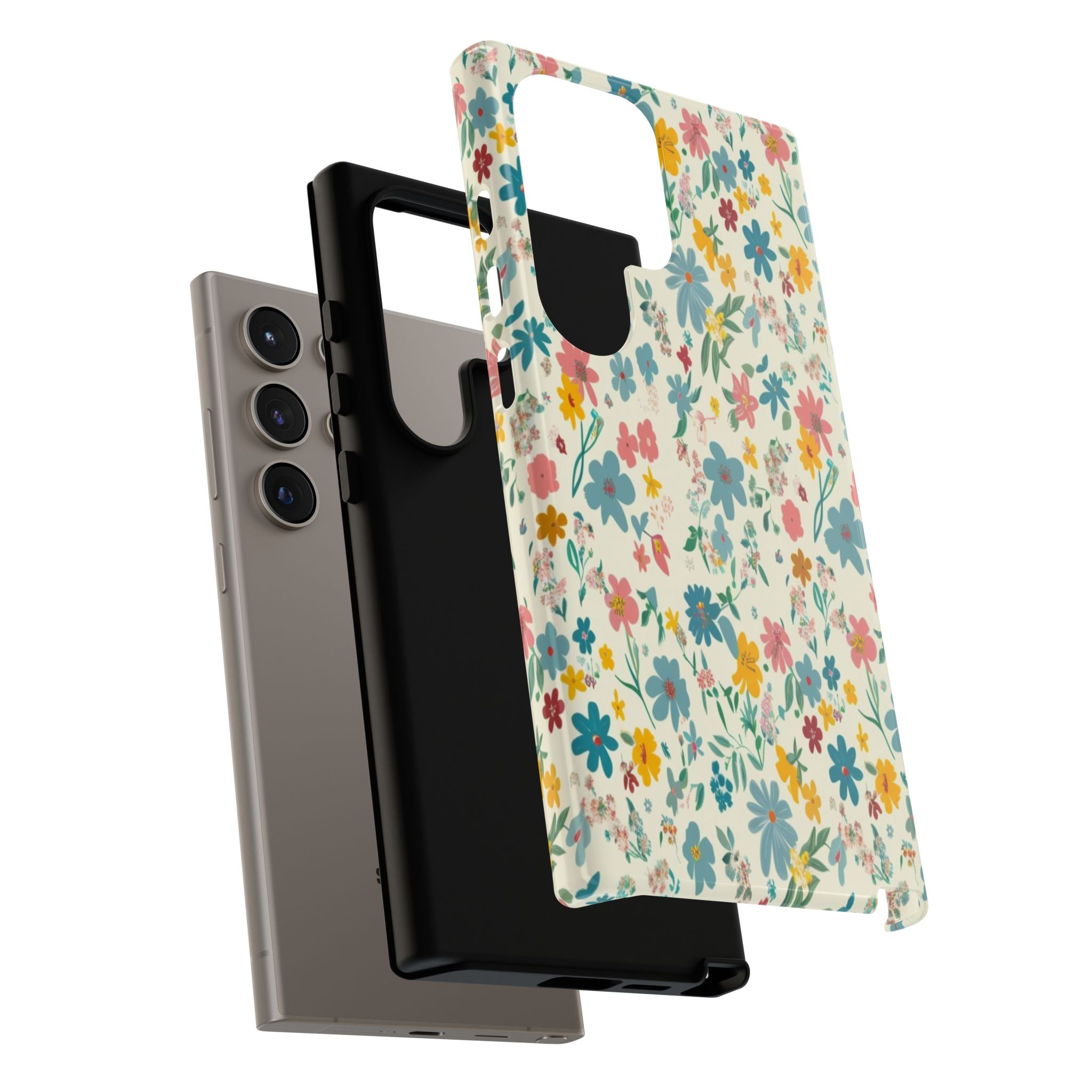 Pastel Yellow Green and Blue Case