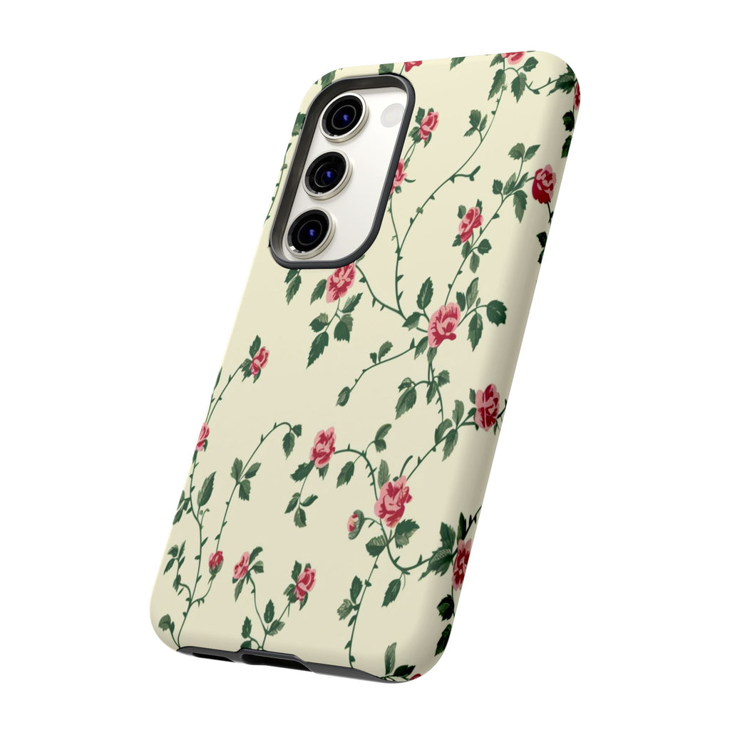 Elegant Pink Victorian Roses Case