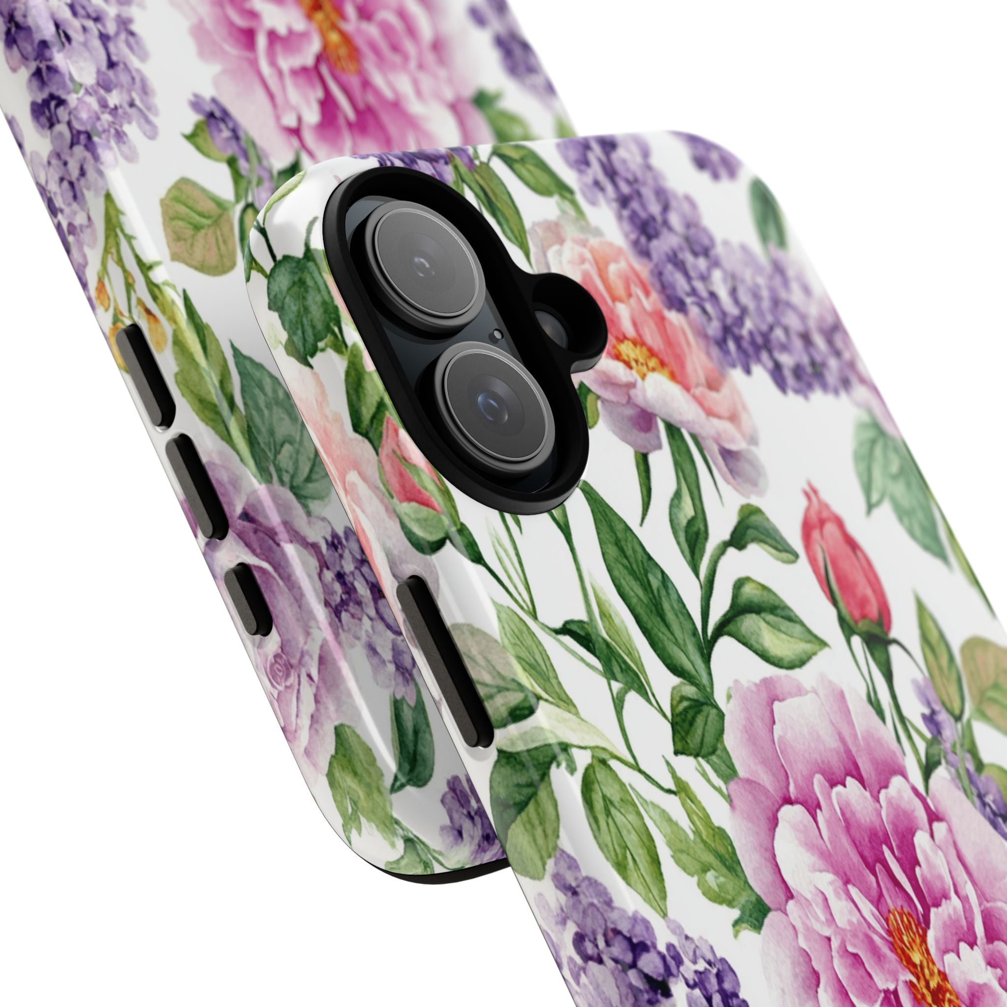 Watercolor Peonies and Lilacs Case