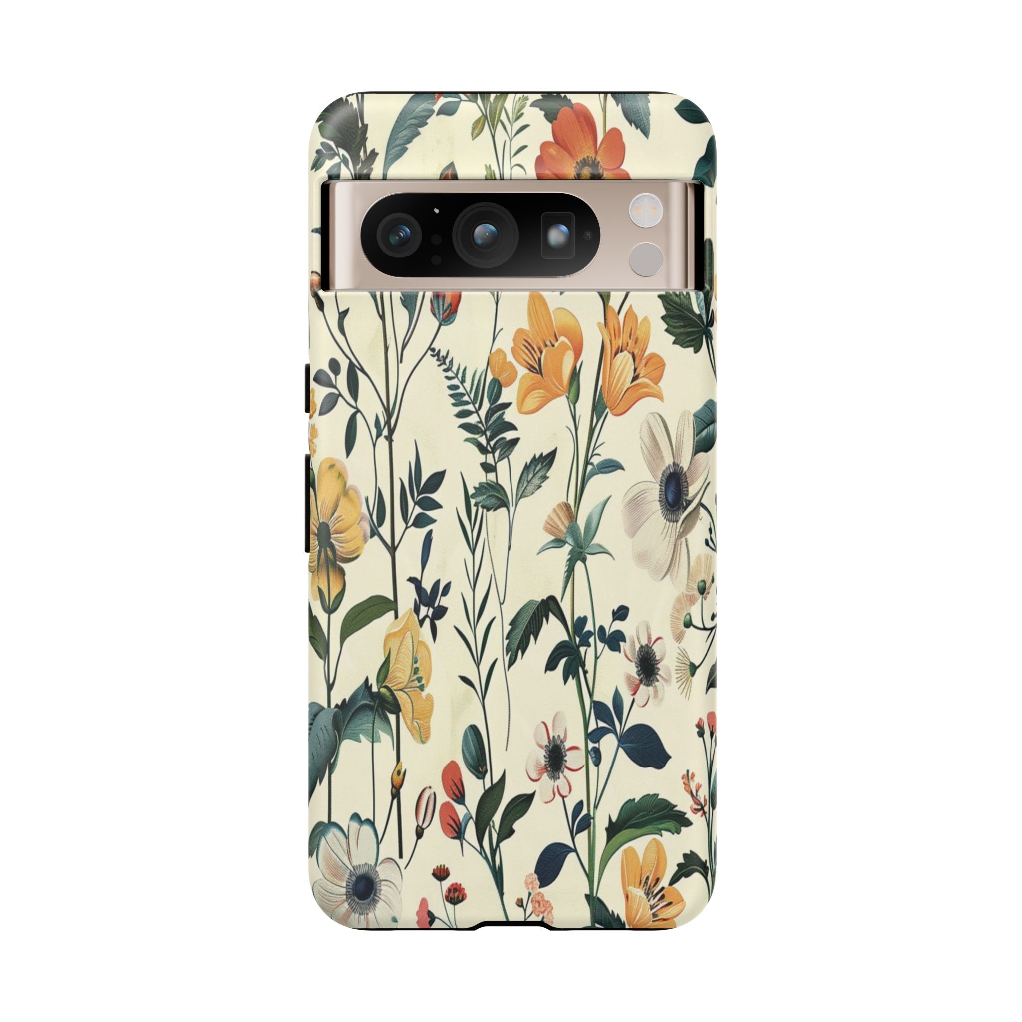 Vintage Botanical Wildflower Seamless Pattern