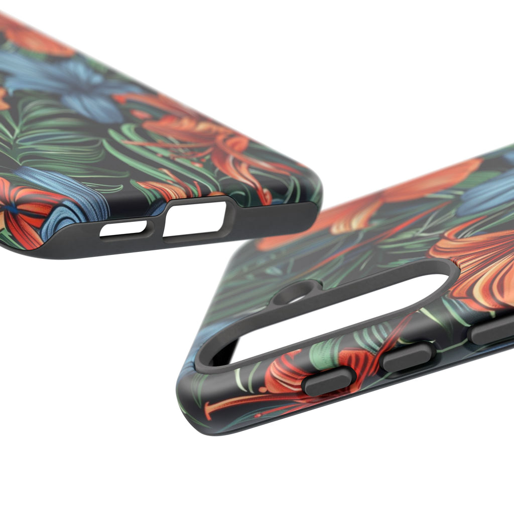 Tropical Red and Blue Case