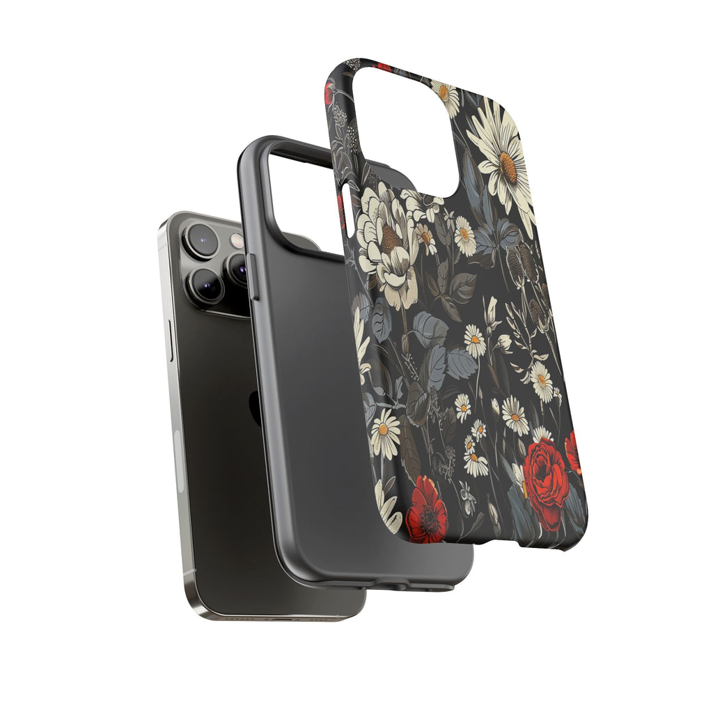 Dark Rose and Daisy Case