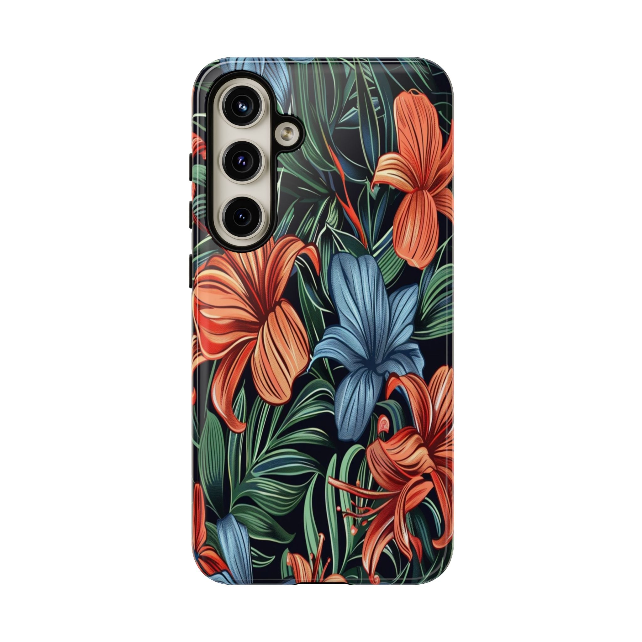 Tropical Red and Blue