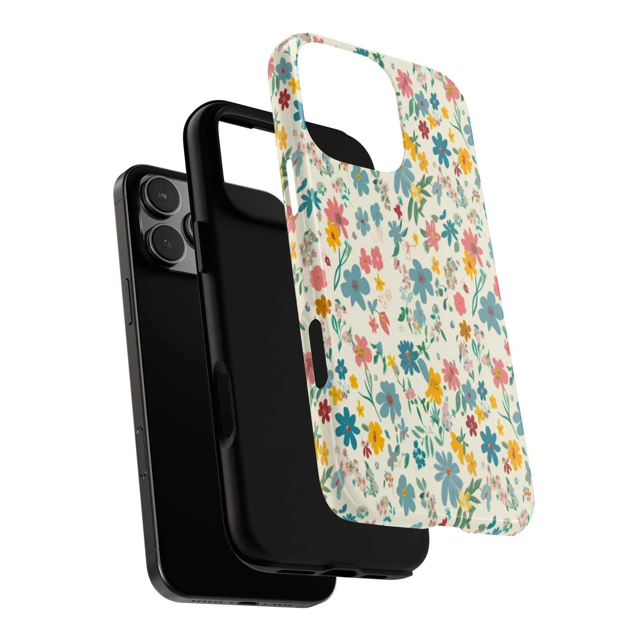 Pastel Yellow Green and Blue Case