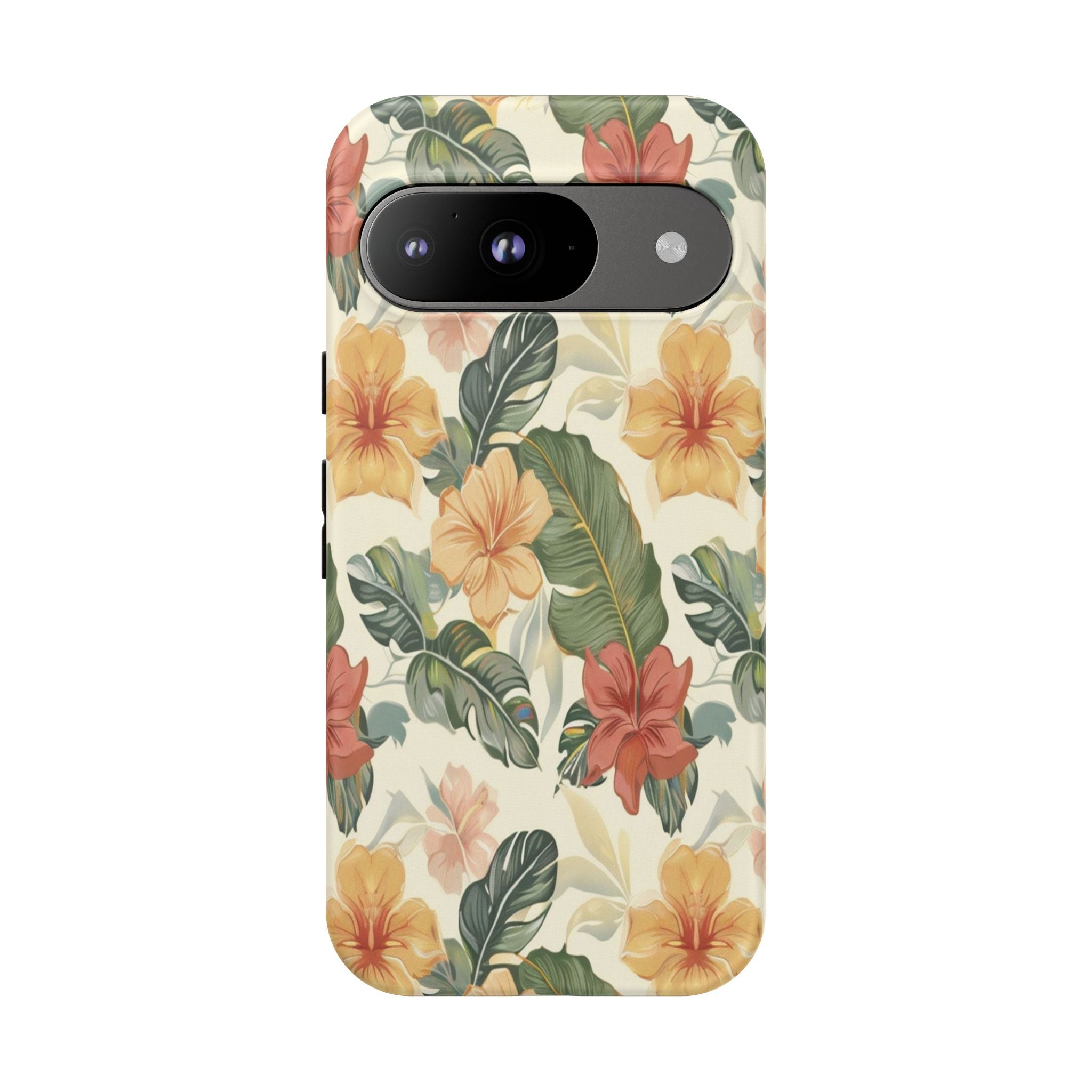 Vintage Tropical Floral Seamless Pattern