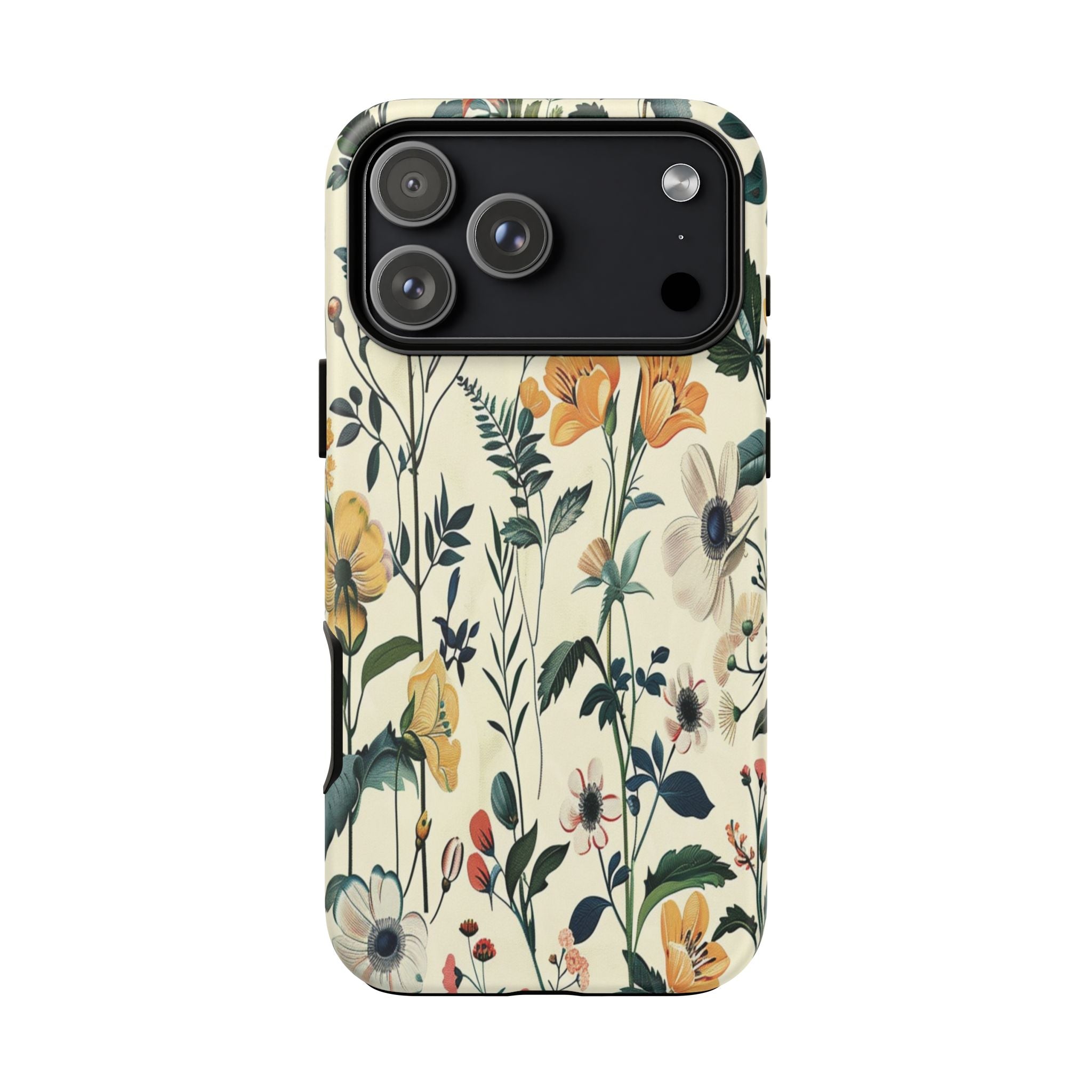 Vintage Botanical Wildflower Seamless Pattern