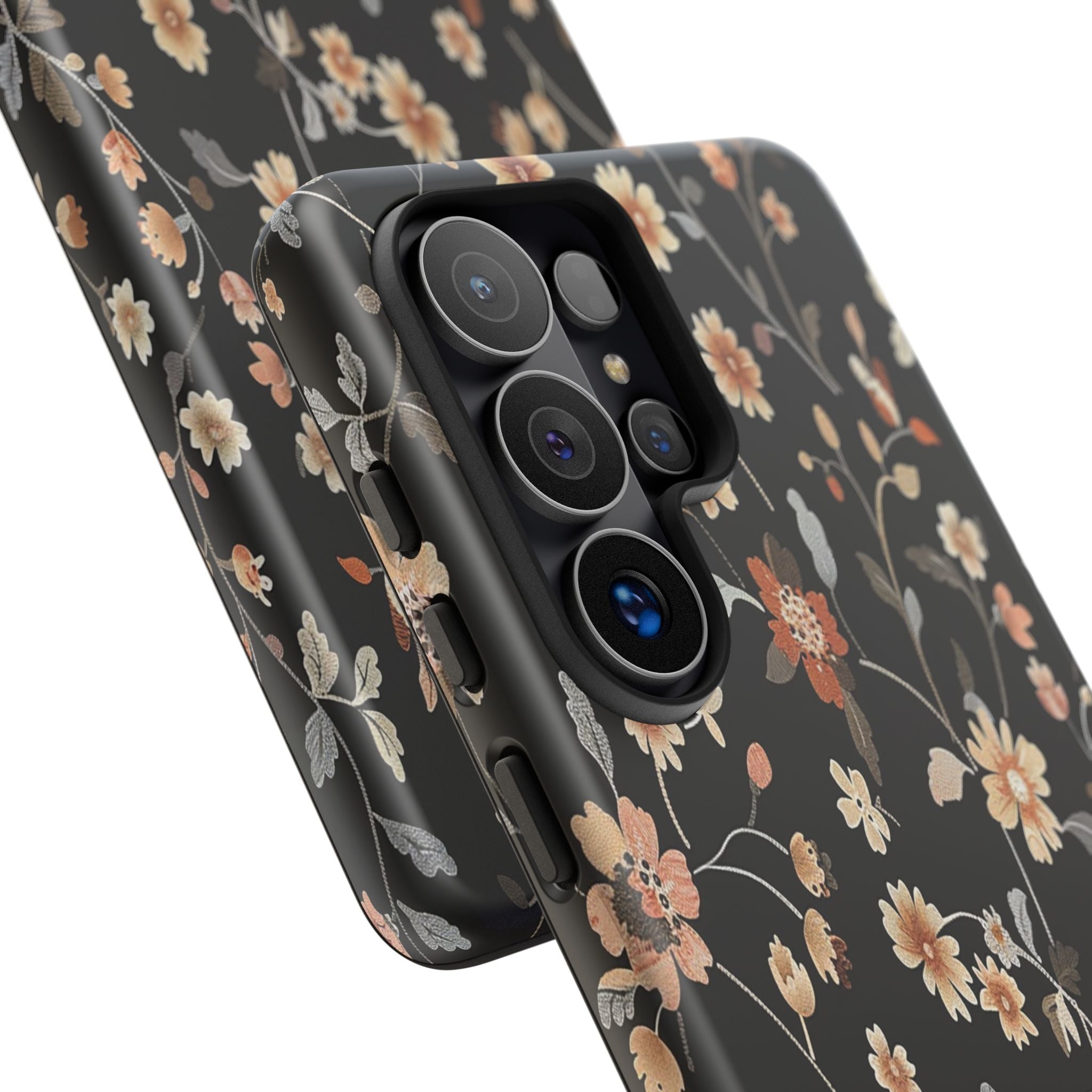 Floral Field on Black Case