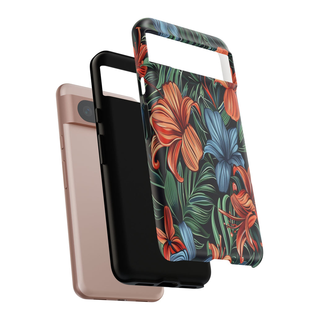 Tropical Red and Blue Case