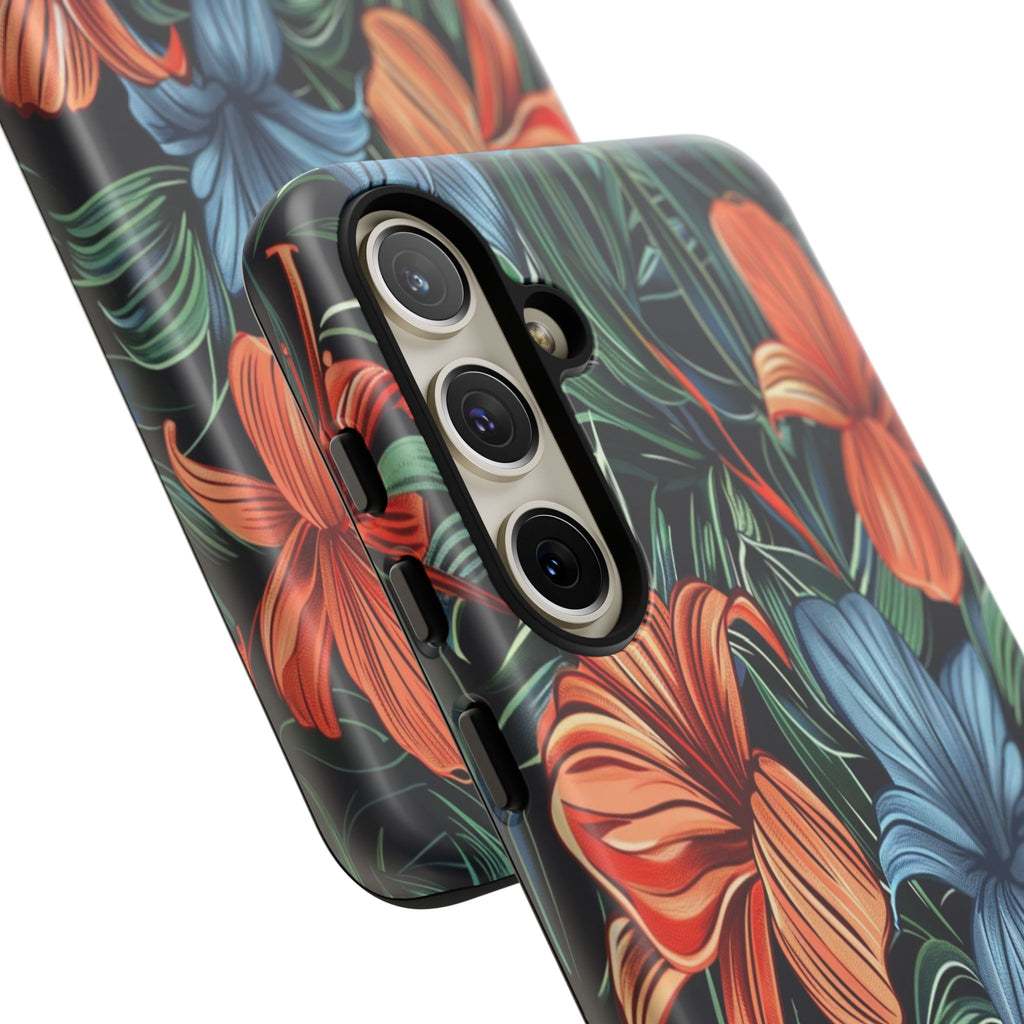 Tropical Red and Blue Case