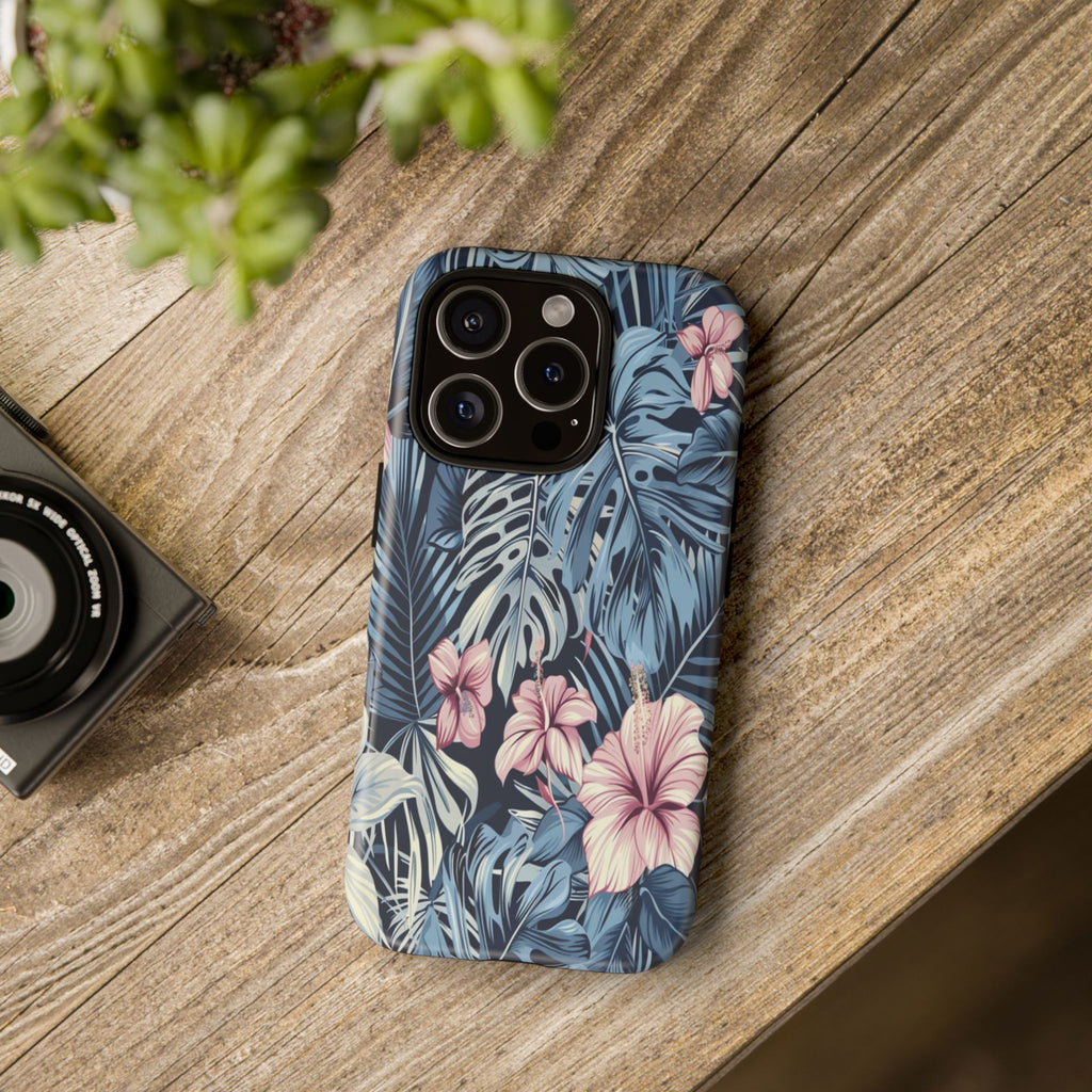 Tropical Hibiscus and Monstera Case