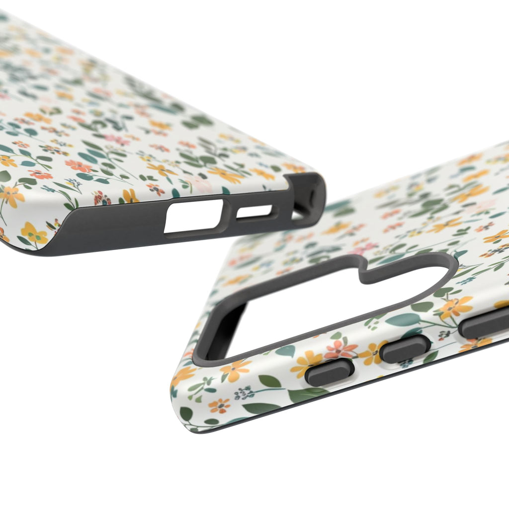 Pastel Leaves and Flowers Case