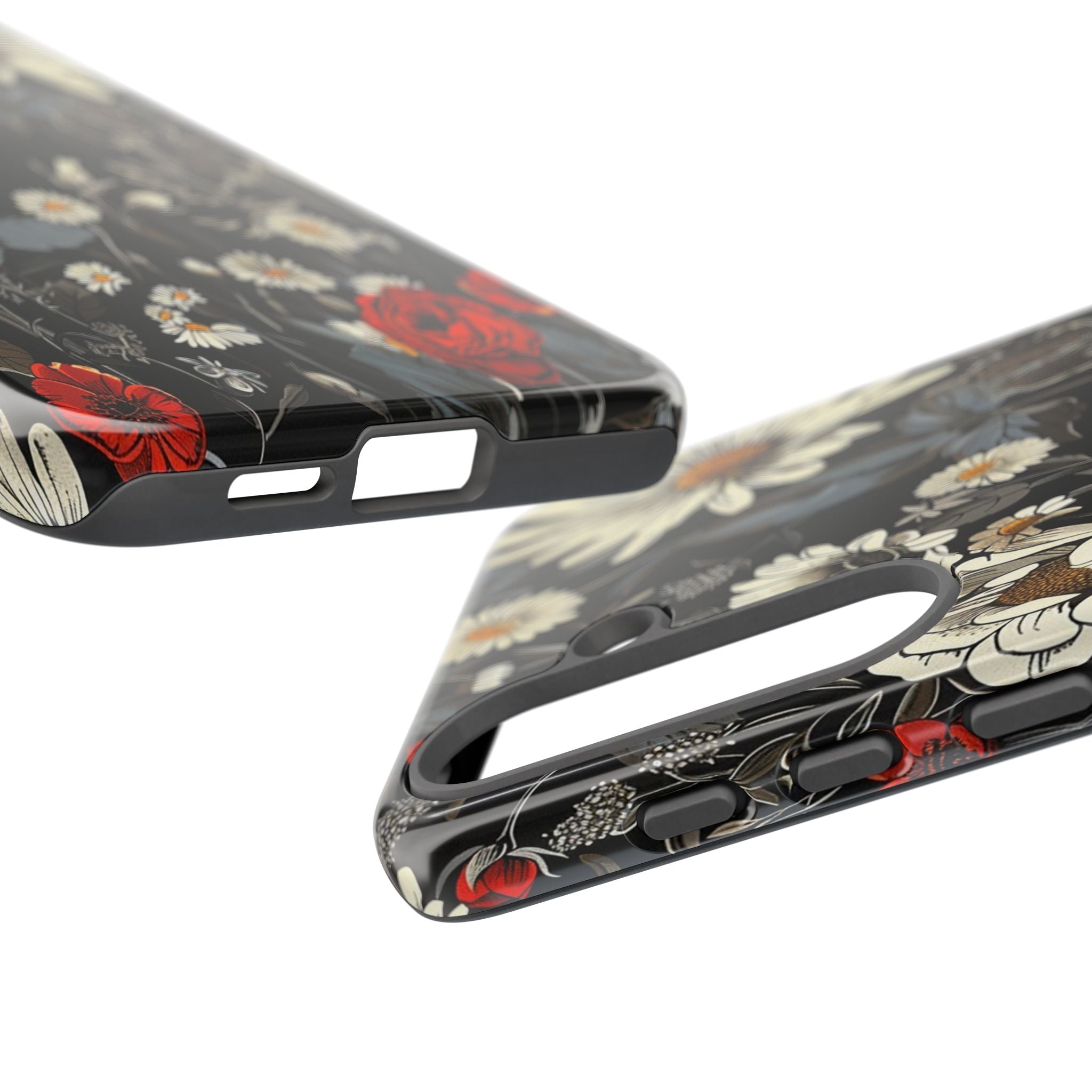 Dark Rose and Daisy Case