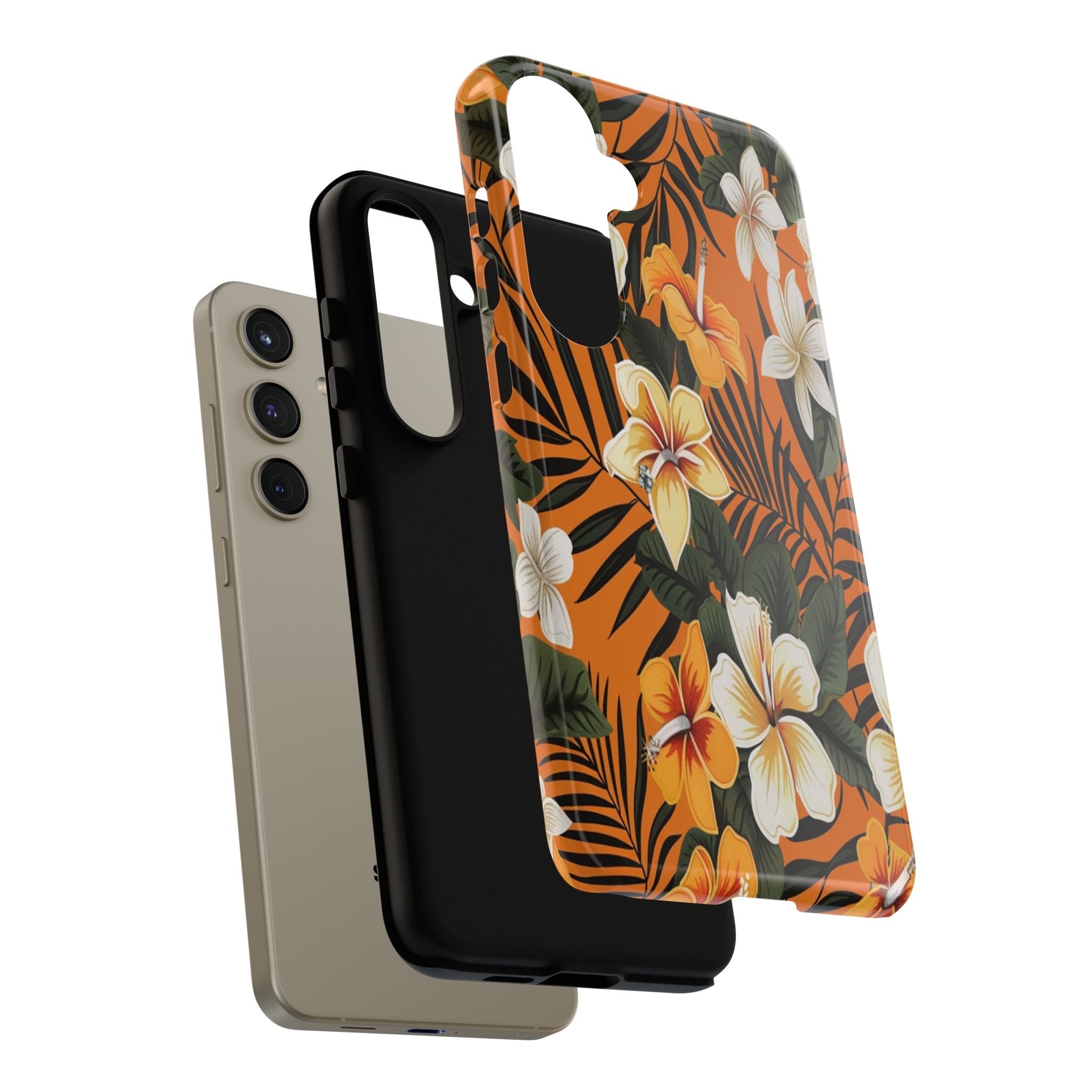 Vibrant Orange Tropical Case