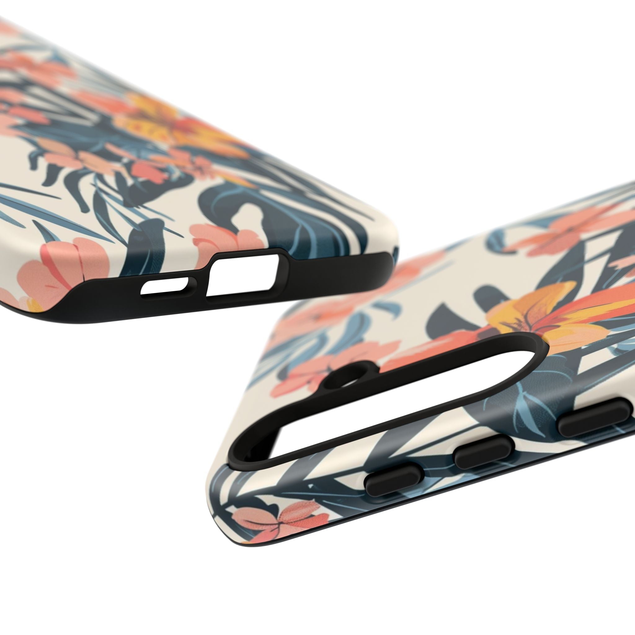 Tropical White and Blue Case