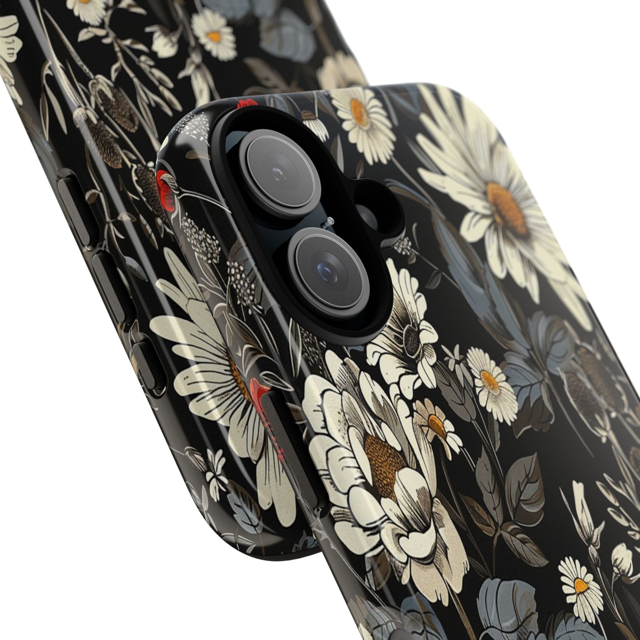 Dark Rose and Daisy Case