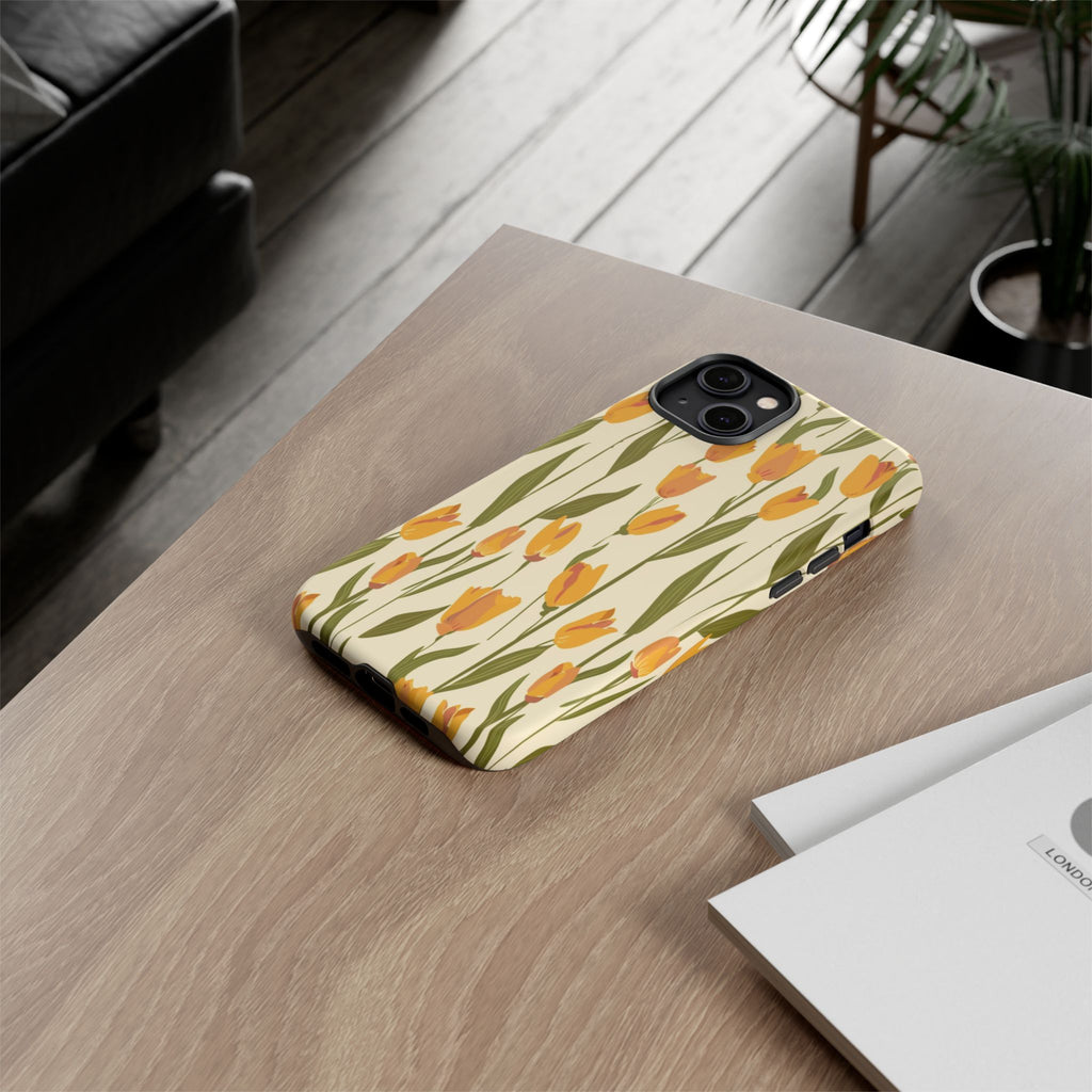 Yellow and Orange Tulips Case