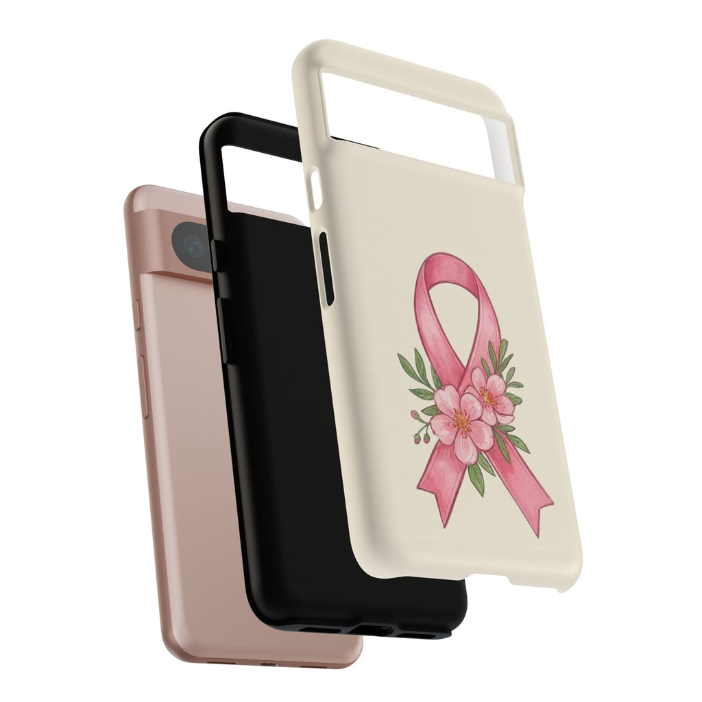 Floral Breast Cancer Awareness Case
