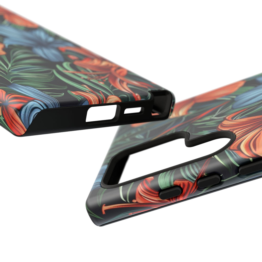Tropical Red and Blue Case