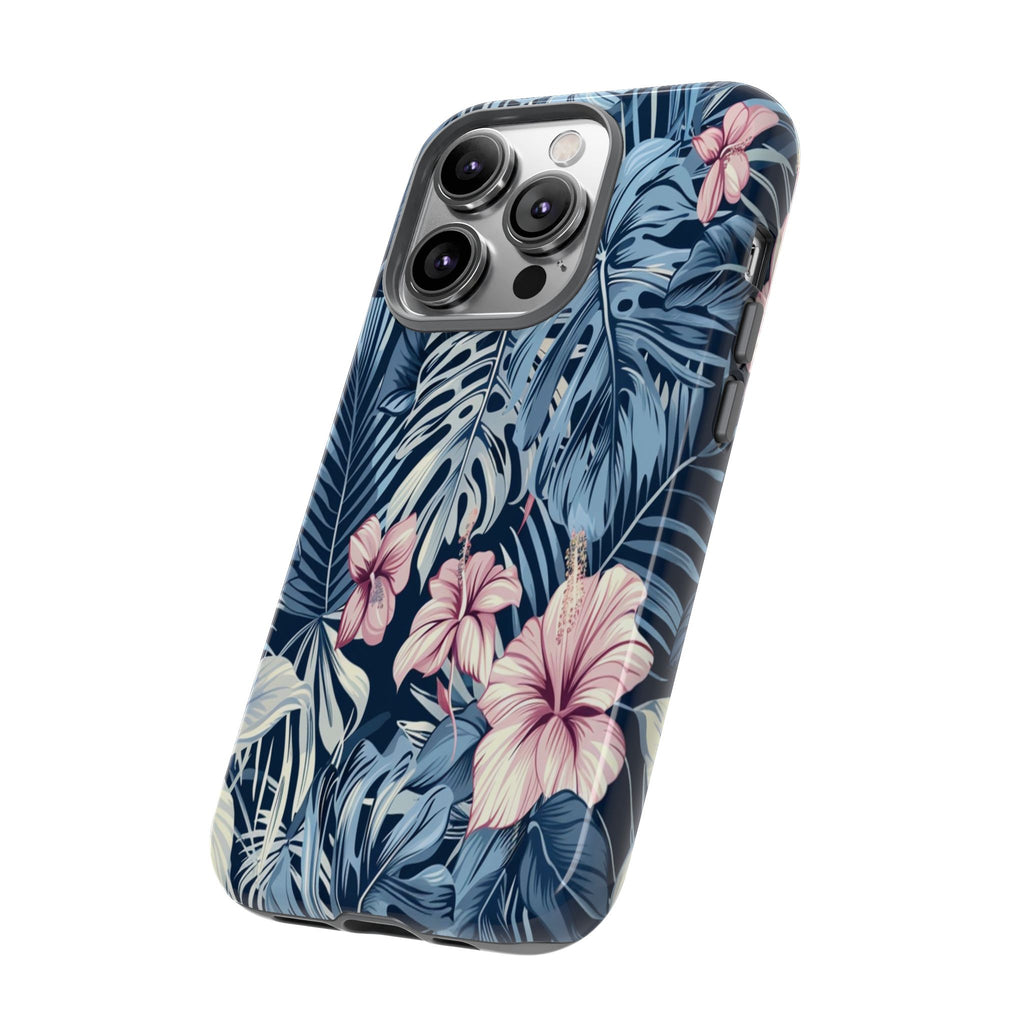 Tropical Hibiscus and Monstera Case