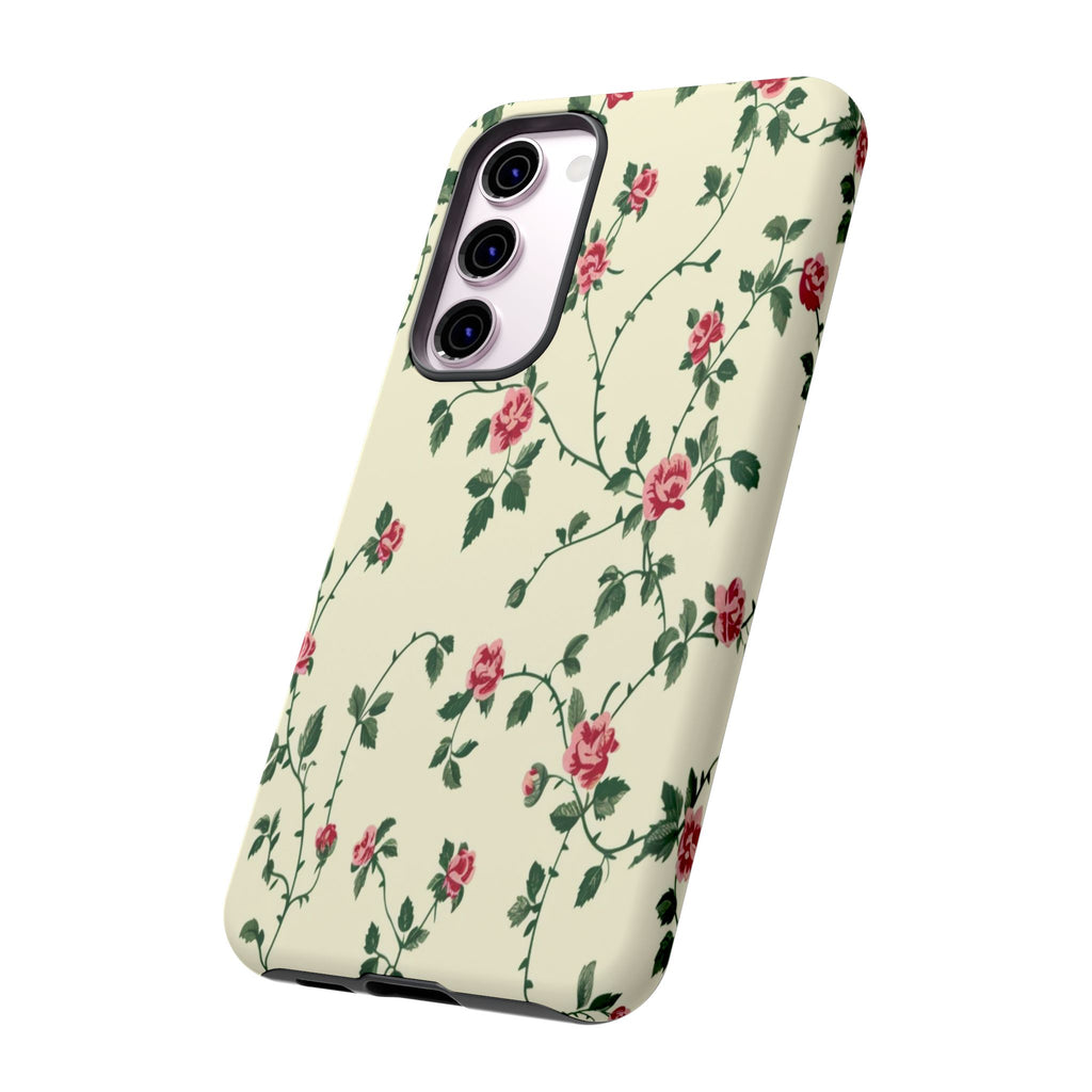 Elegant Pink Victorian Roses Case