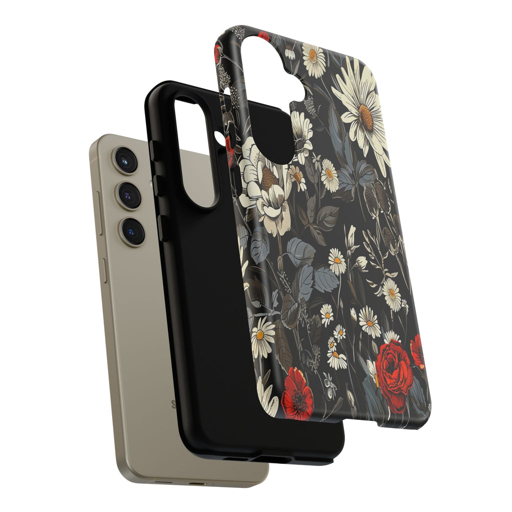 Dark Rose and Daisy Case