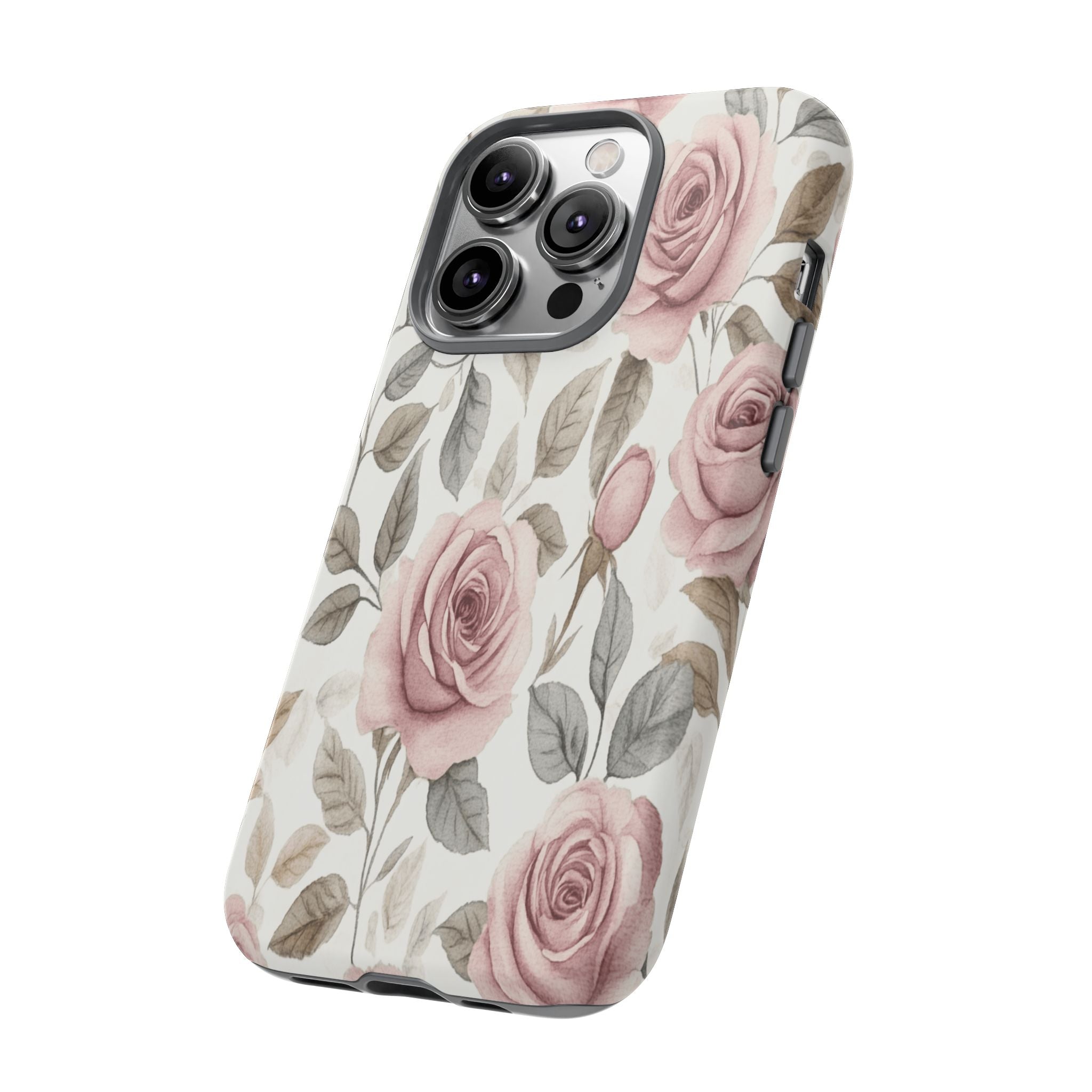 Elegant Watercolor Rose Case