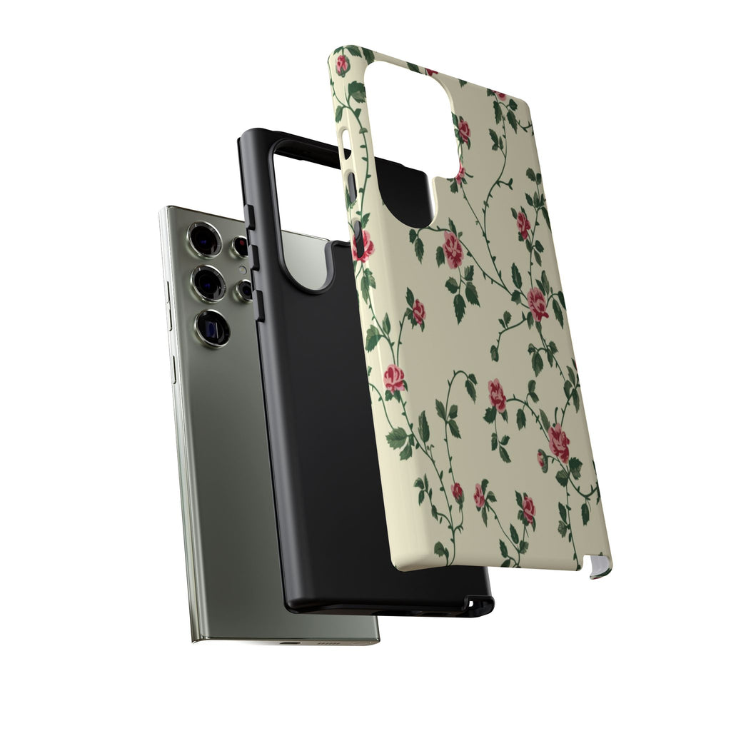Elegant Pink Victorian Roses Case