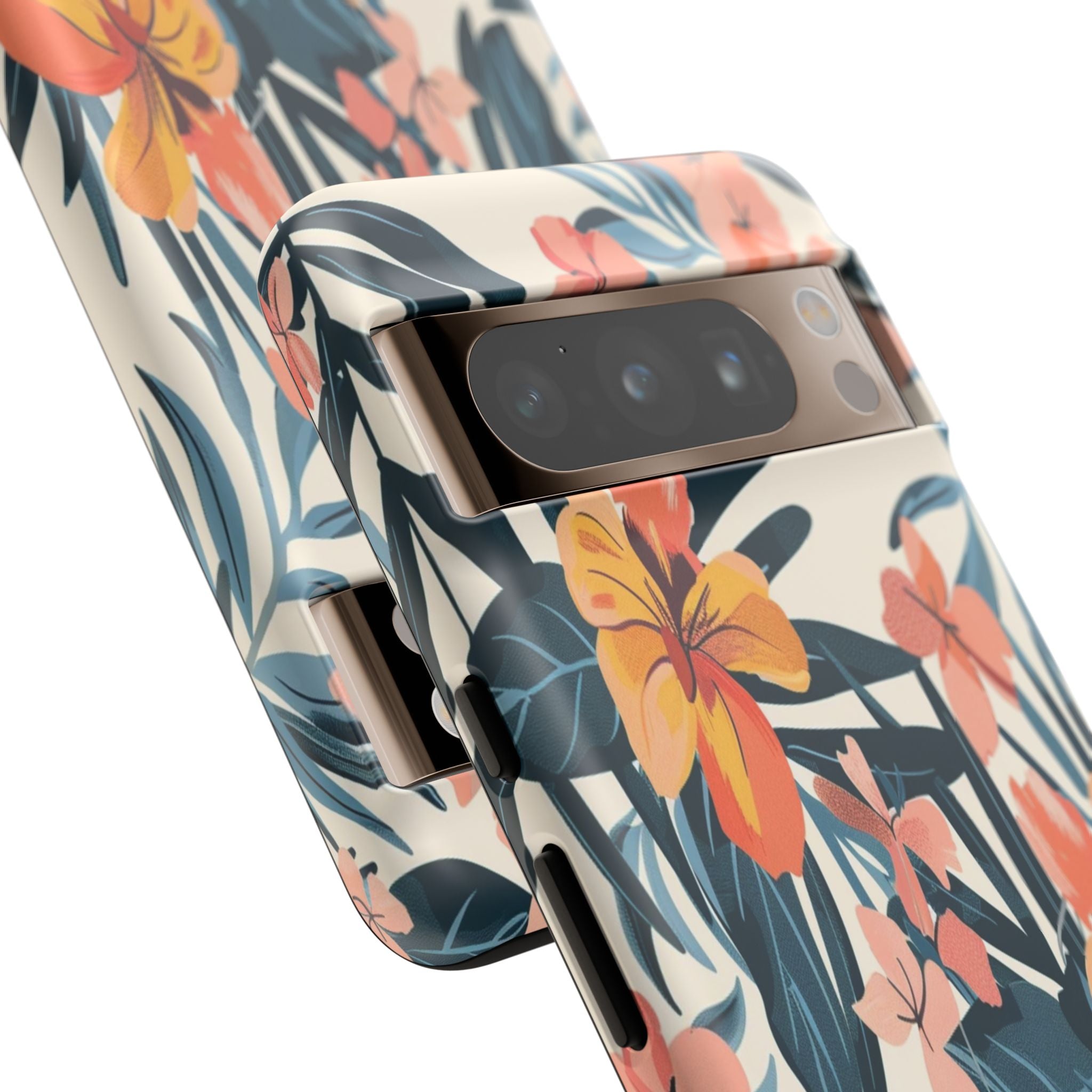 Tropical White and Blue Case