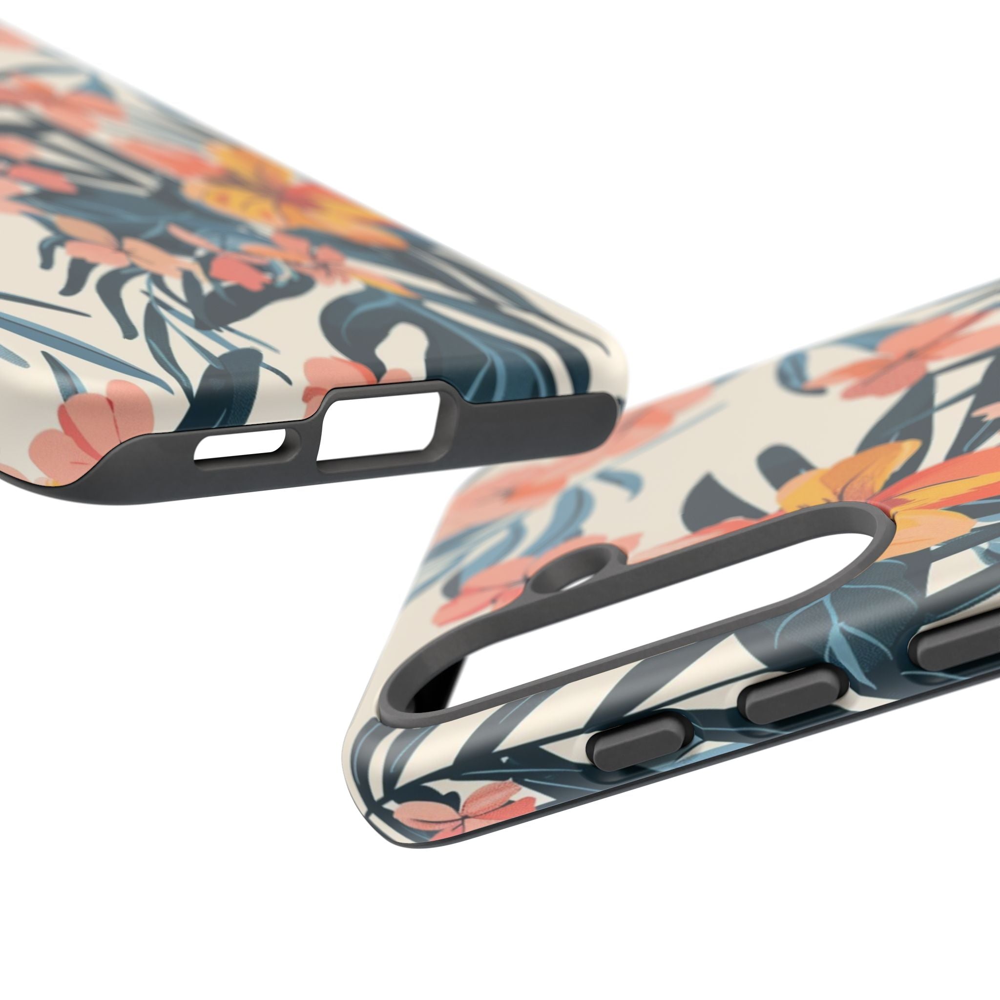 Tropical White and Blue Case
