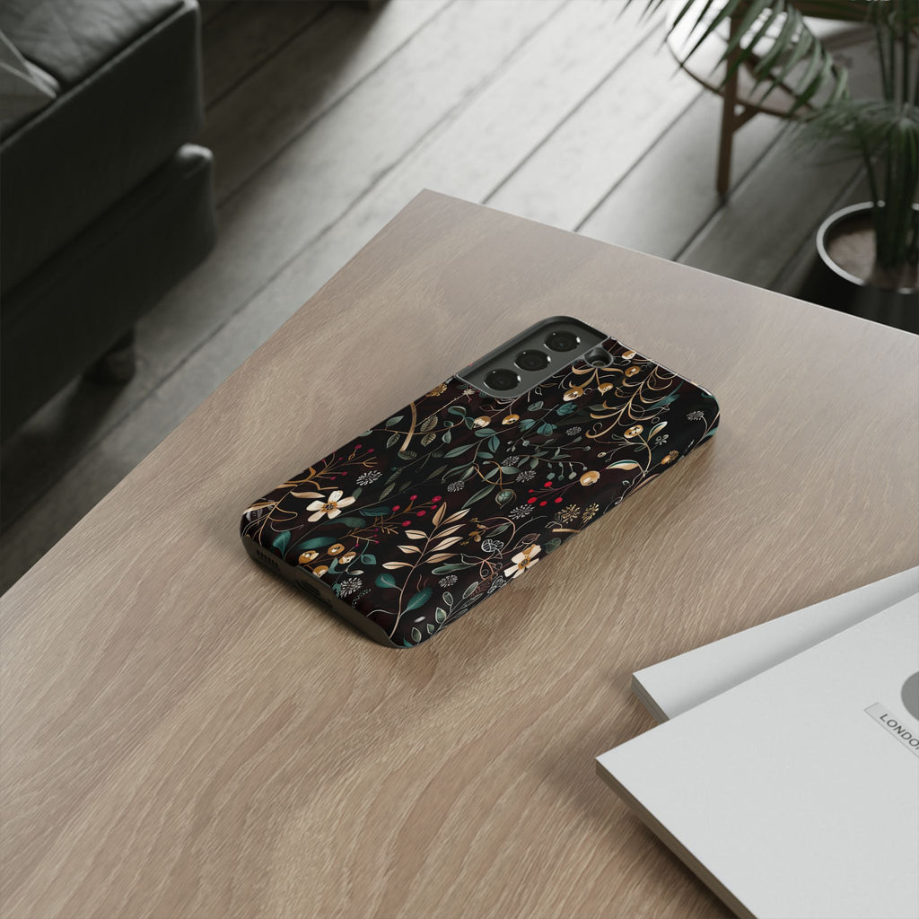 Dark Leafy Case