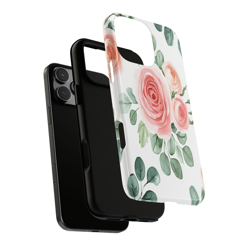 Delicate Watercolor Rose Case