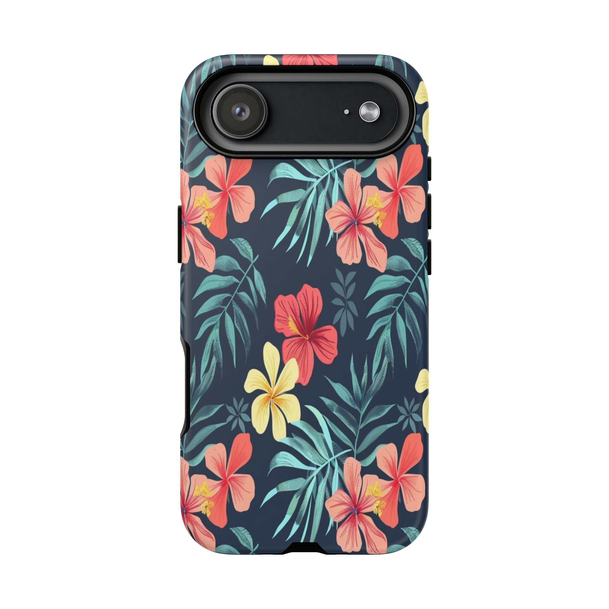 Tropical Hibiscus Navy
