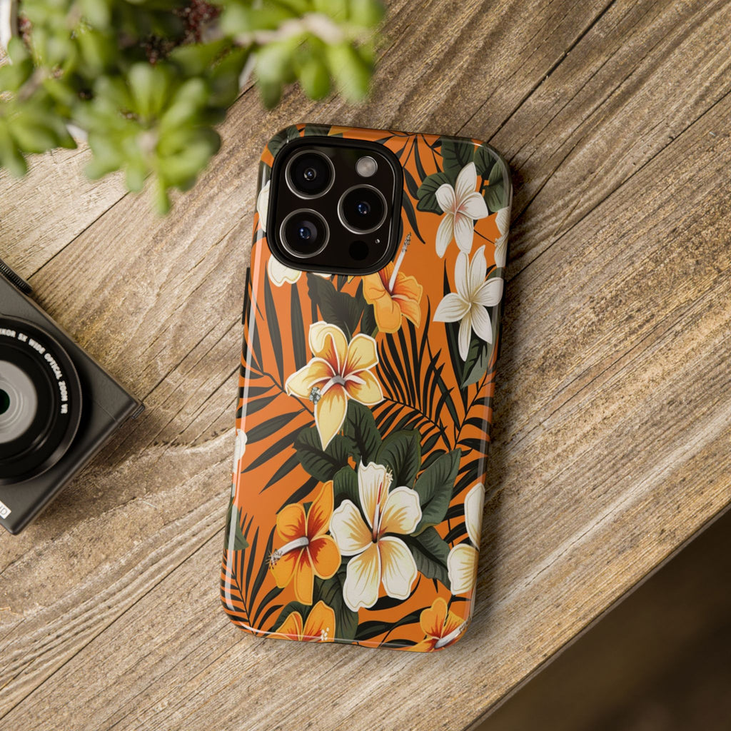 Vibrant Orange Tropical Case