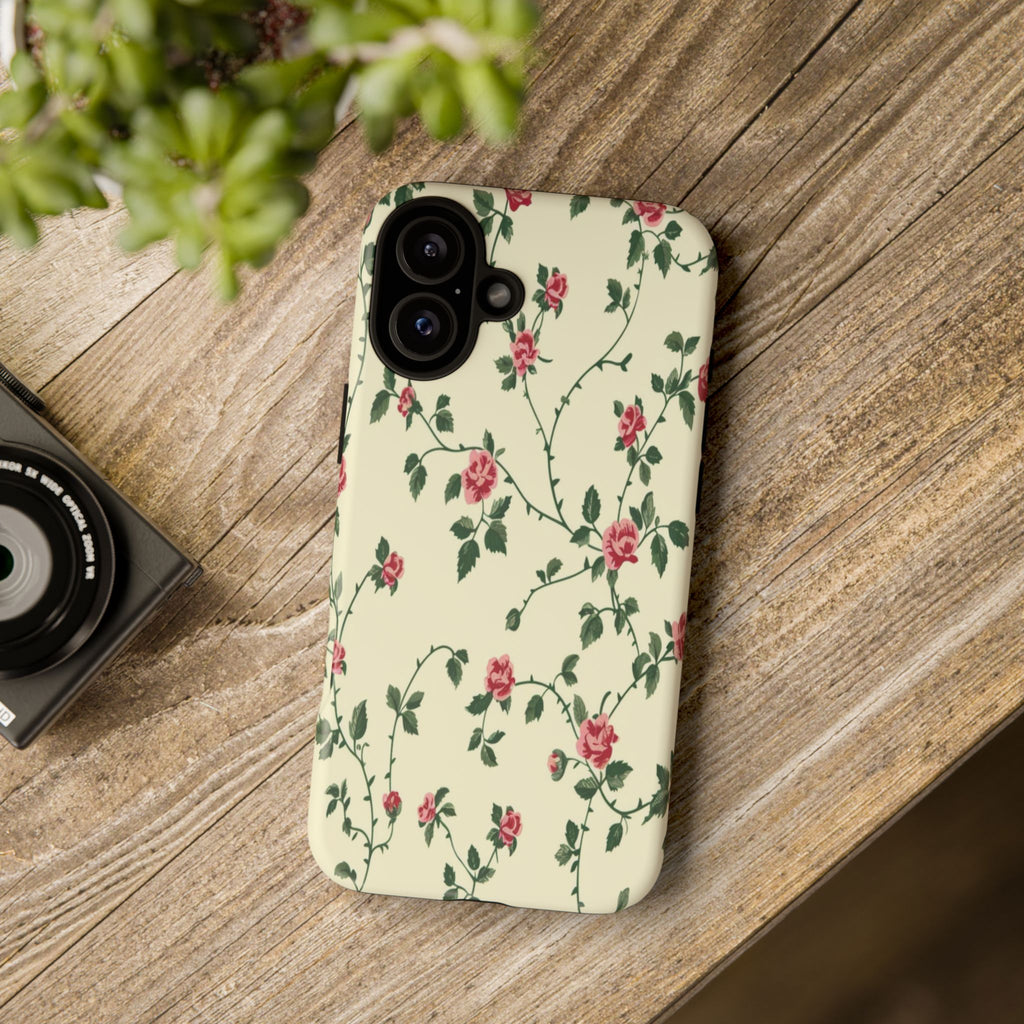 Elegant Pink Victorian Roses Case