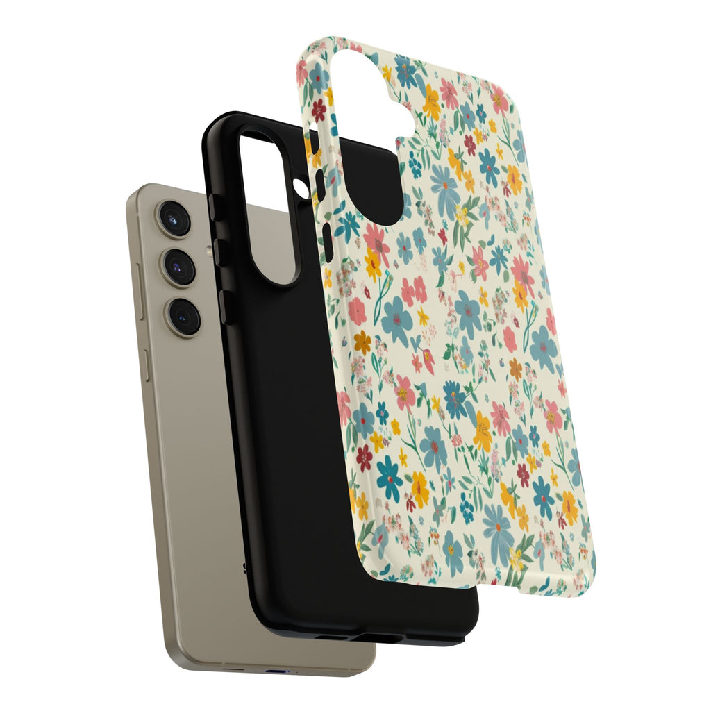 Pastel Yellow Green and Blue Case