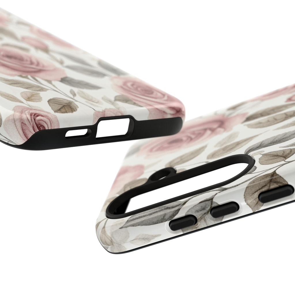 Elegant Watercolor Rose Case