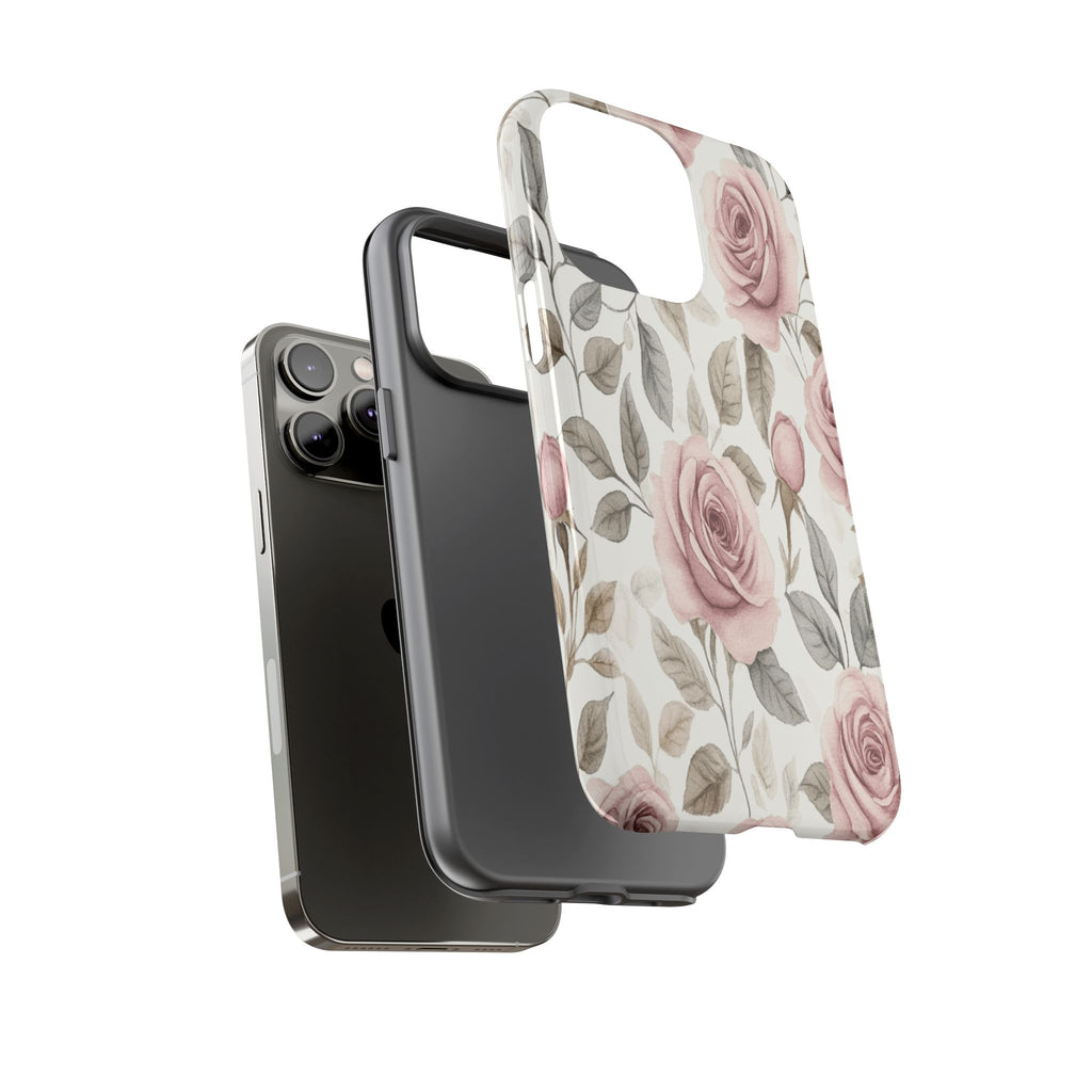 Elegant Watercolor Rose Case