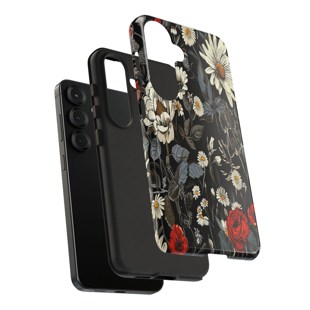 Dark Rose and Daisy Case