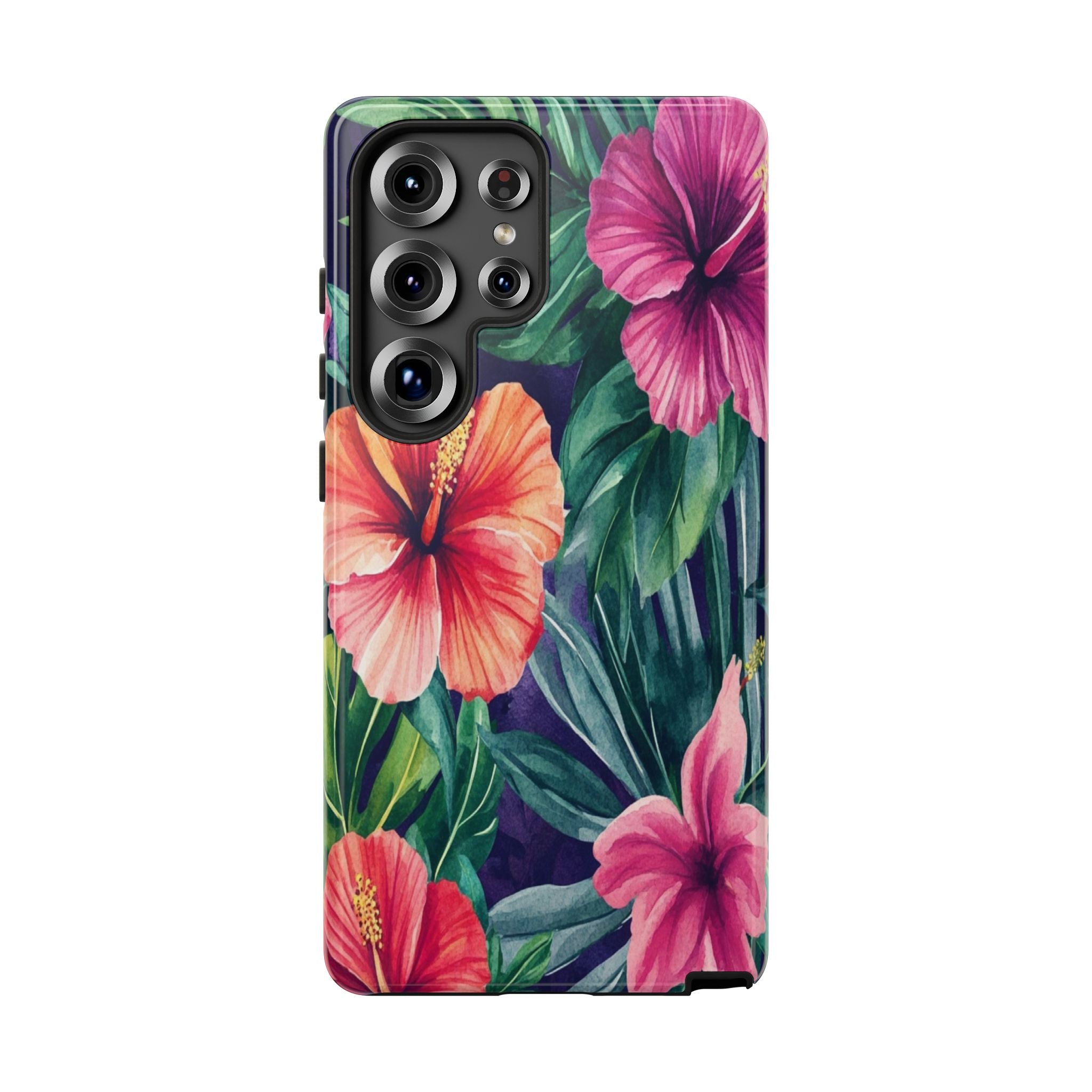 Navy Floral Watercolor