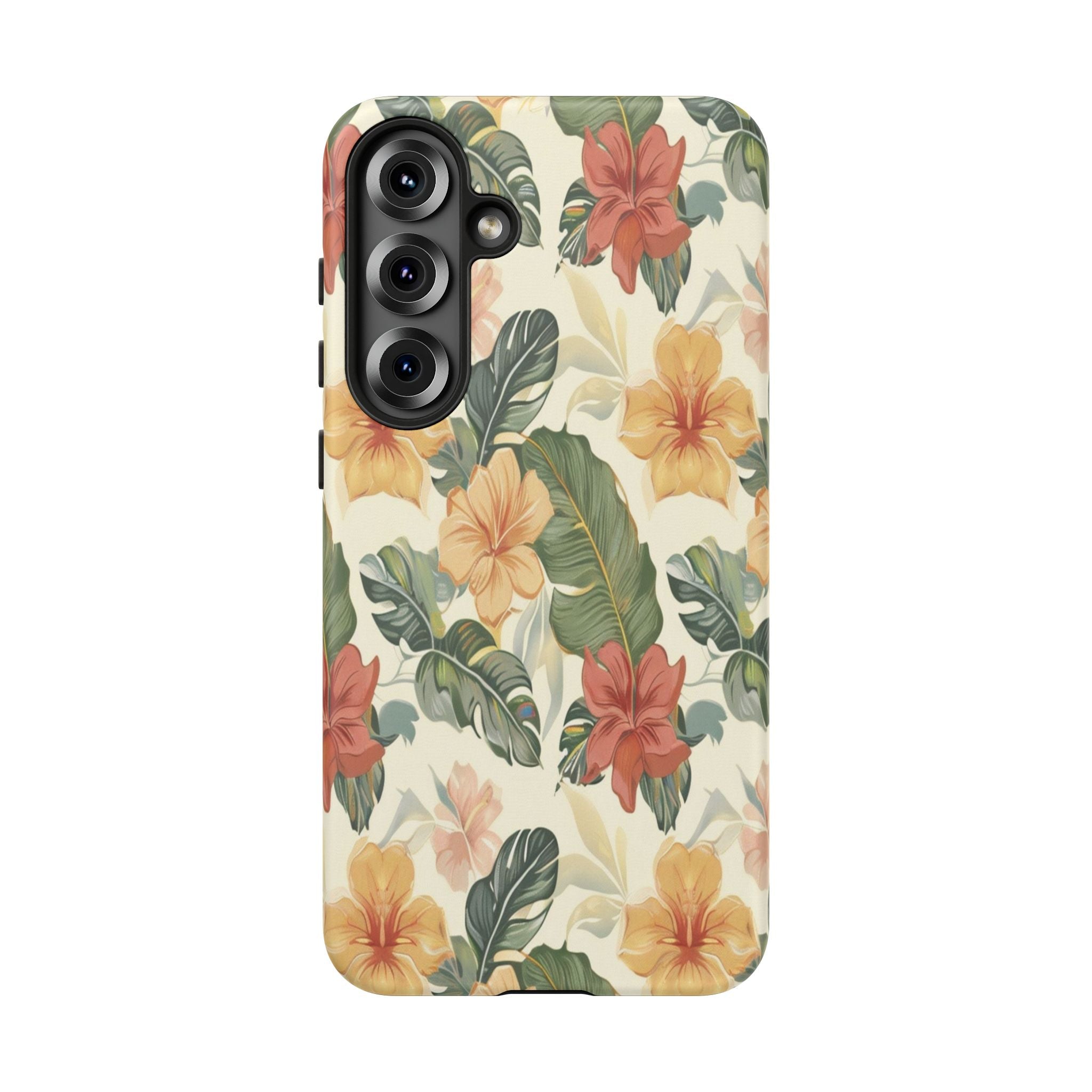 Vintage Tropical Floral Seamless Pattern