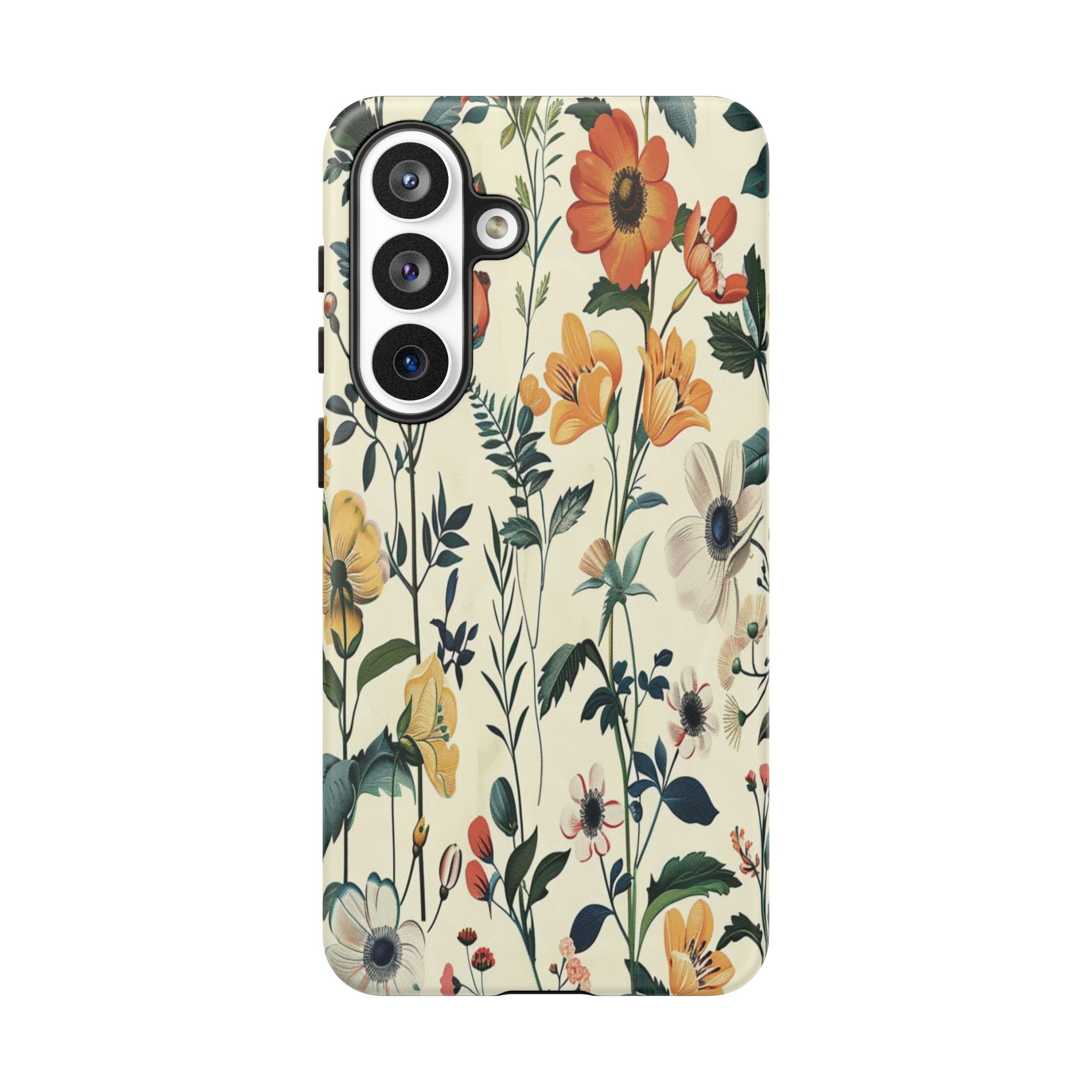 Vintage Botanical Wildflower Seamless Pattern