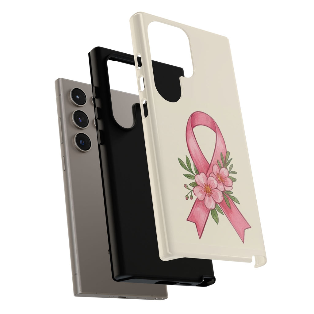 Floral Breast Cancer Awareness Case