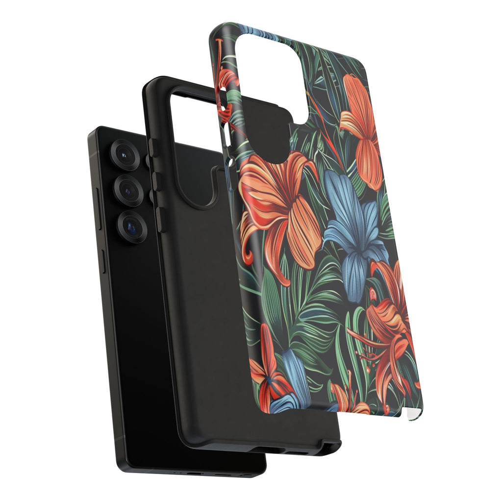 Tropical Red and Blue Case