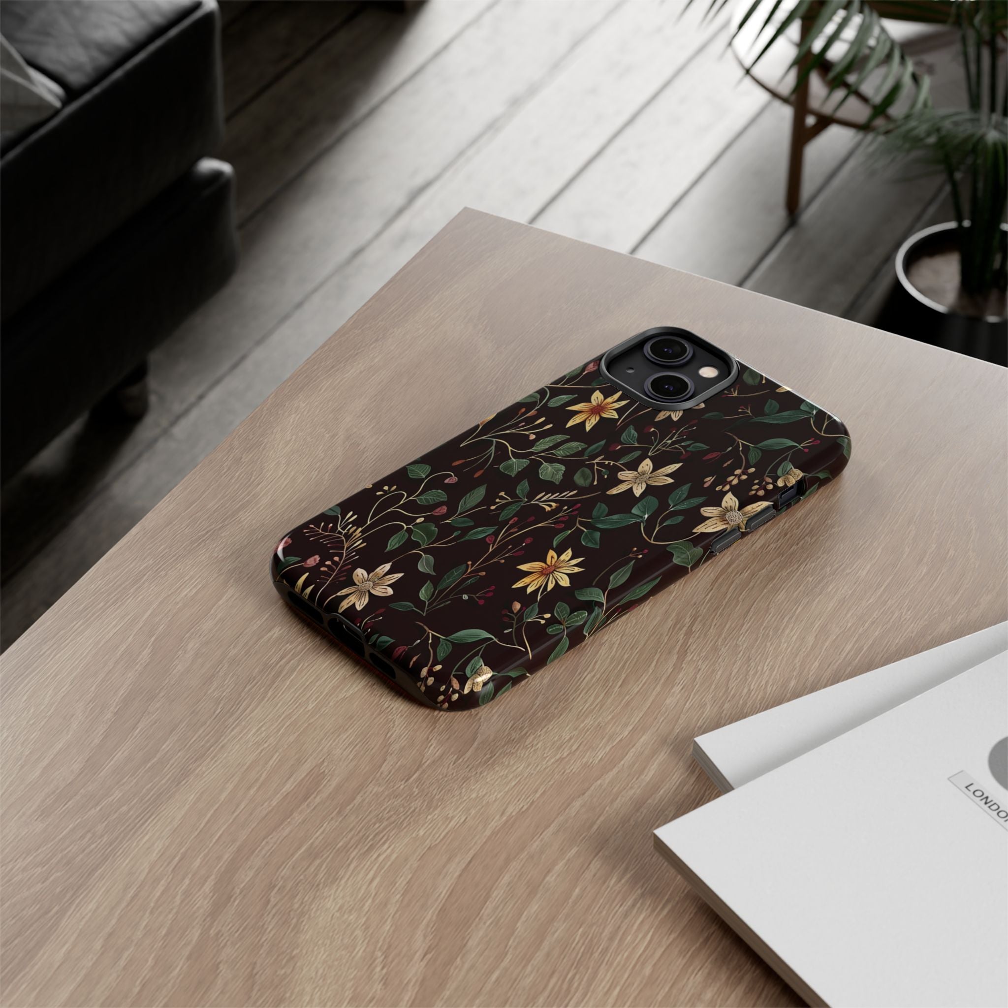 Dark Vintage Floral Case