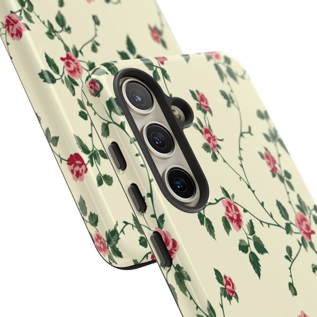 Elegant Pink Victorian Roses Case