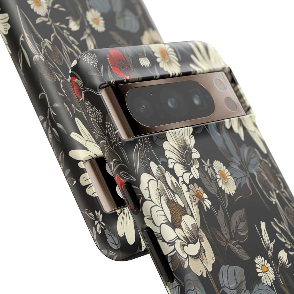 Dark Rose and Daisy Case