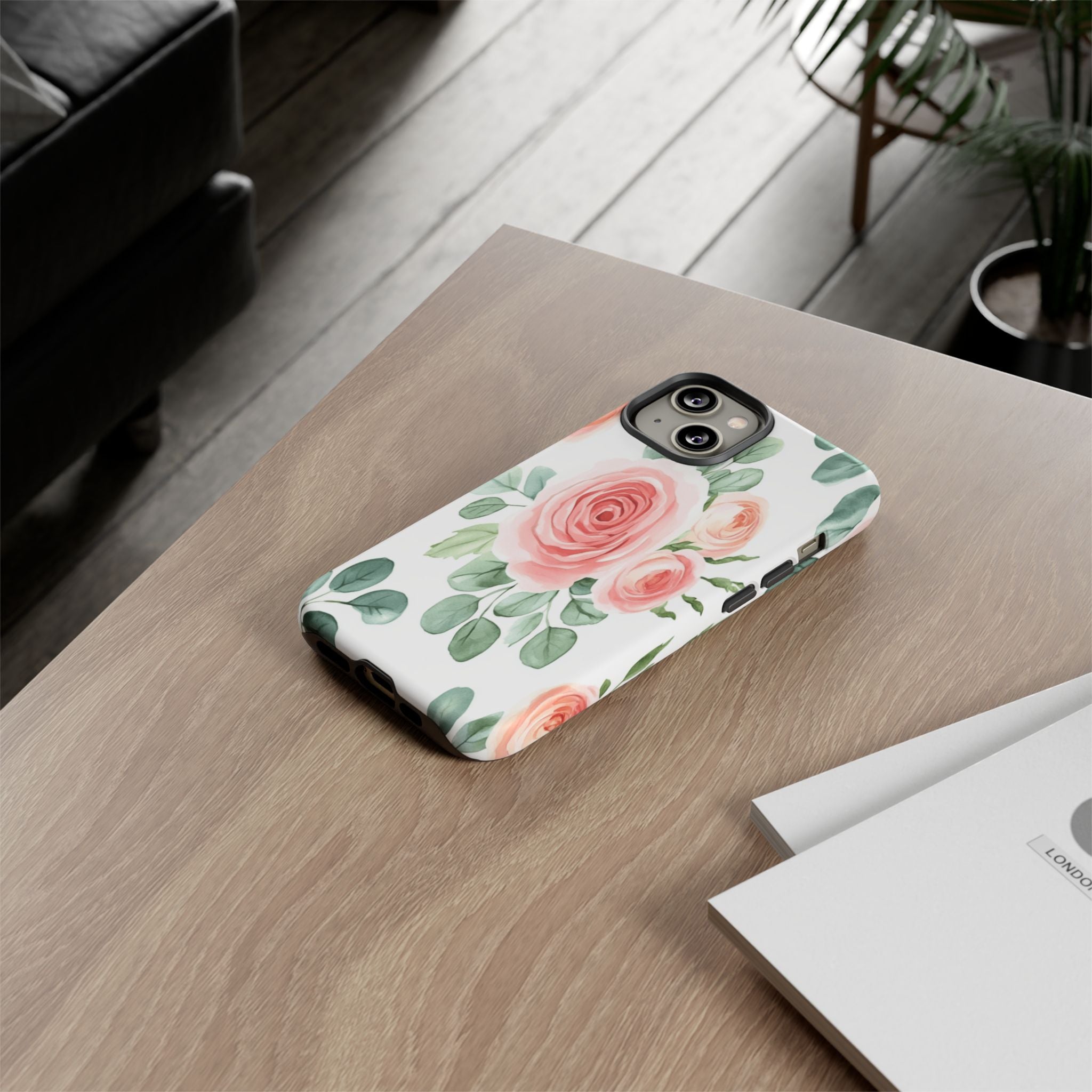 Delicate Watercolor Rose Case